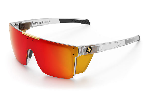 Performance Quatro Sunglasses: Vapor Clear Frame Sunblast Lens Z87+