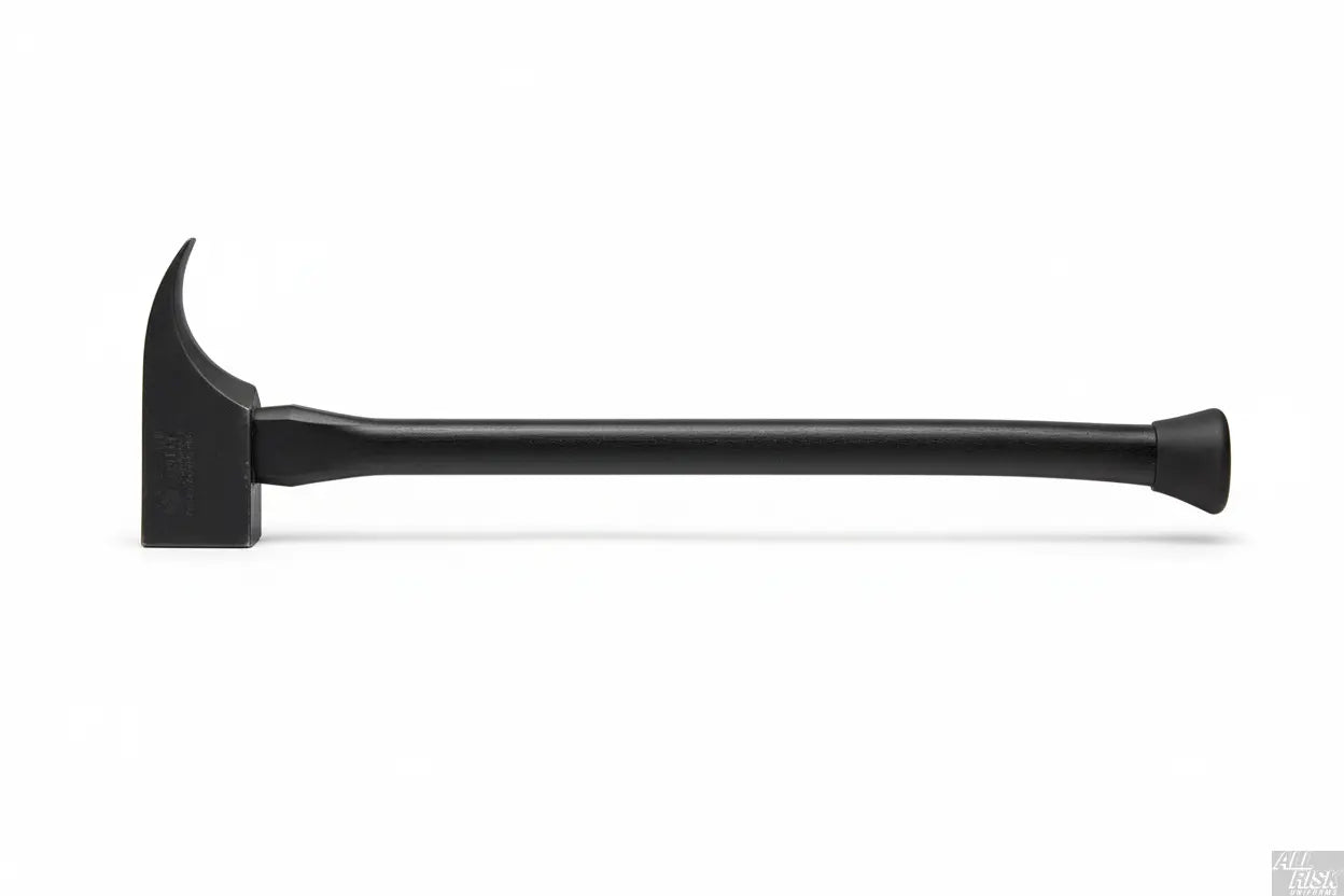 PIGlet forcible entry tool side profile - showing fiberglass handle and tool steel head multi-purpose design