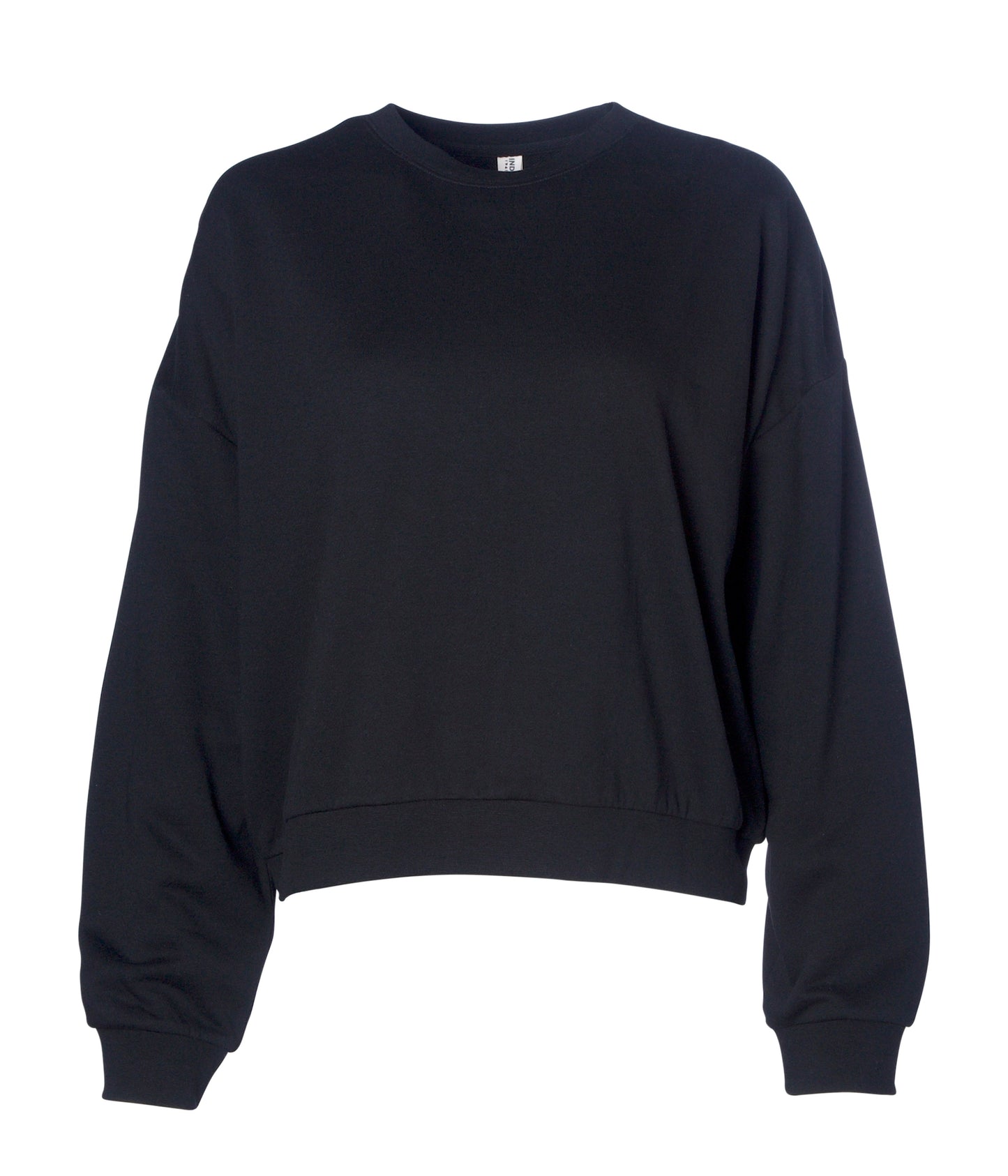 Independent Trading Company Women's California Wave Wash Sunday Crew in Black