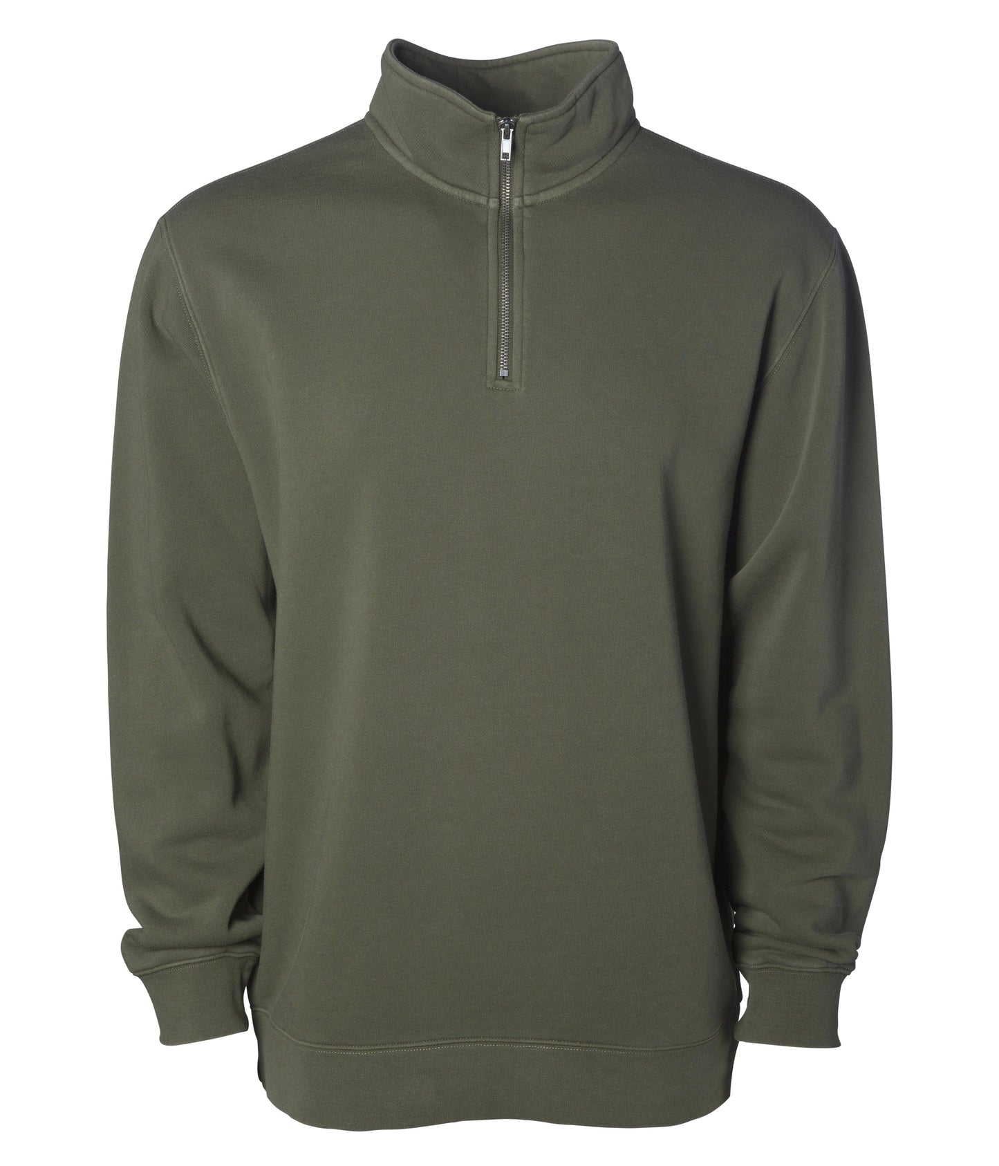 Independent Trading Company 9oz. Unisex Midweight Pigment Dye Quarter Zip