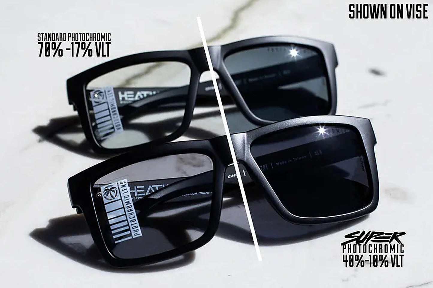 Performance XL VISE Sunglasses Frame: SUPER Photochromic Lens Z87+ - Heatwave - alternate view