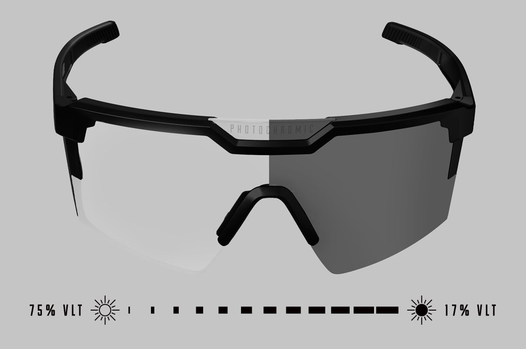 Heat Wave Visual Future Tech Black Frame Photochromic Lens sunglasses view 3