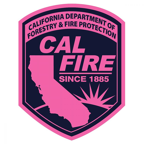 Pink Breast Cancer Awareness Patch - CAL FIRE Cares