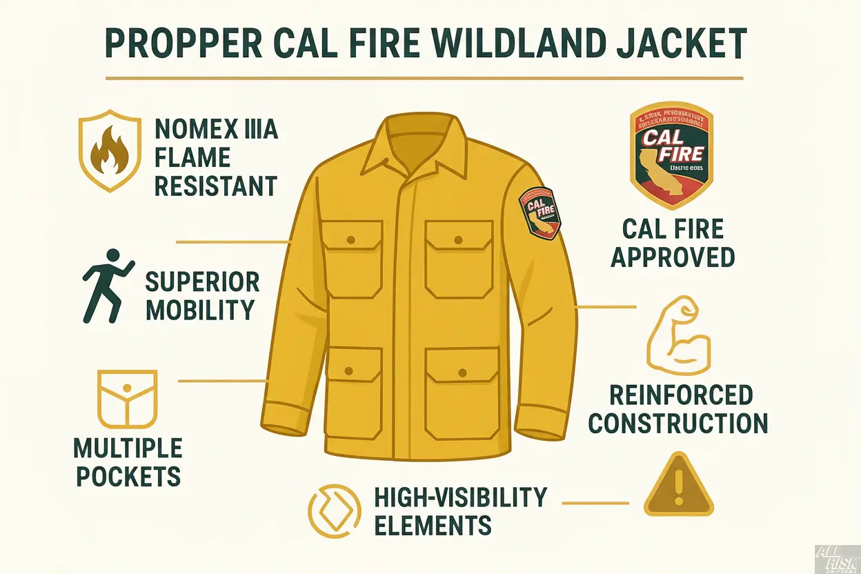 Wildland Jacket Features - Yellow