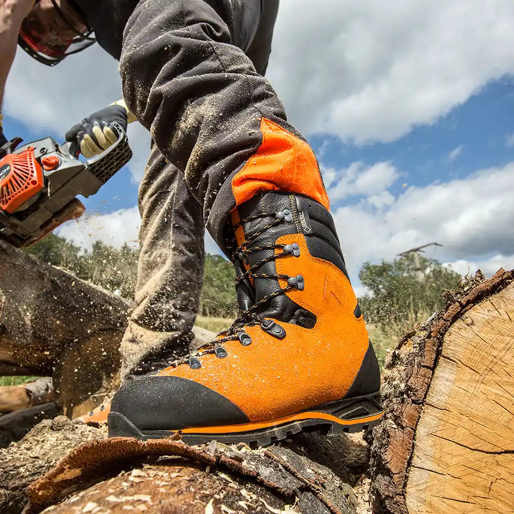HAIX Protector Prime Orange — Hi-Visibility Wildland Boot
