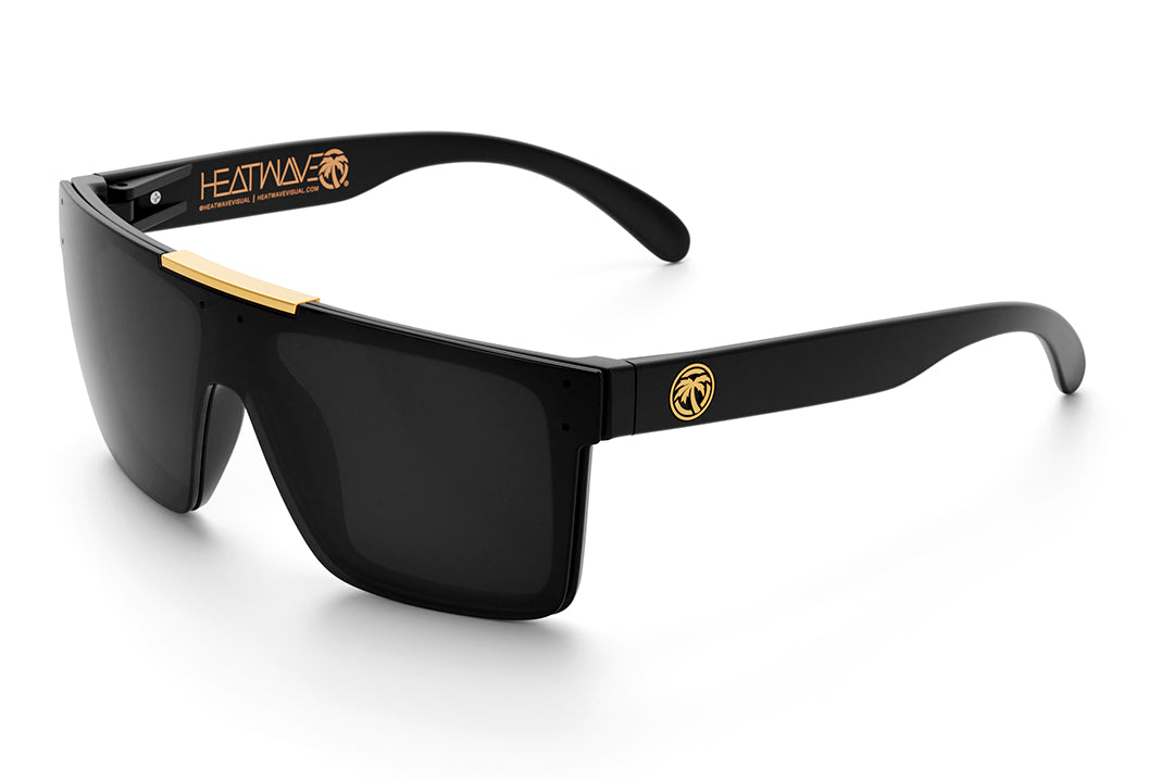 Heat Wave Visual Quatro BLACK/GOLD sunglasses view 1