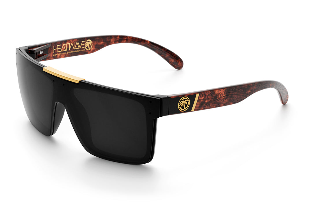 Heat Wave Visual Quatro Woodgrain Customs sunglasses view 1