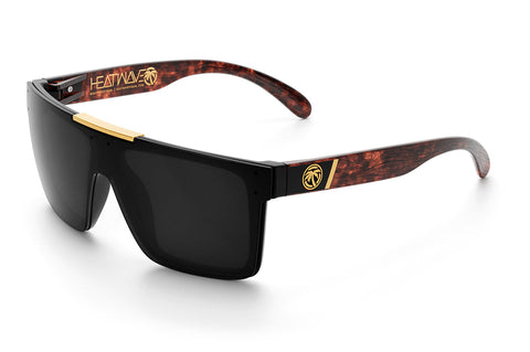 Quatro Sunglasses: Woodgrain Customs