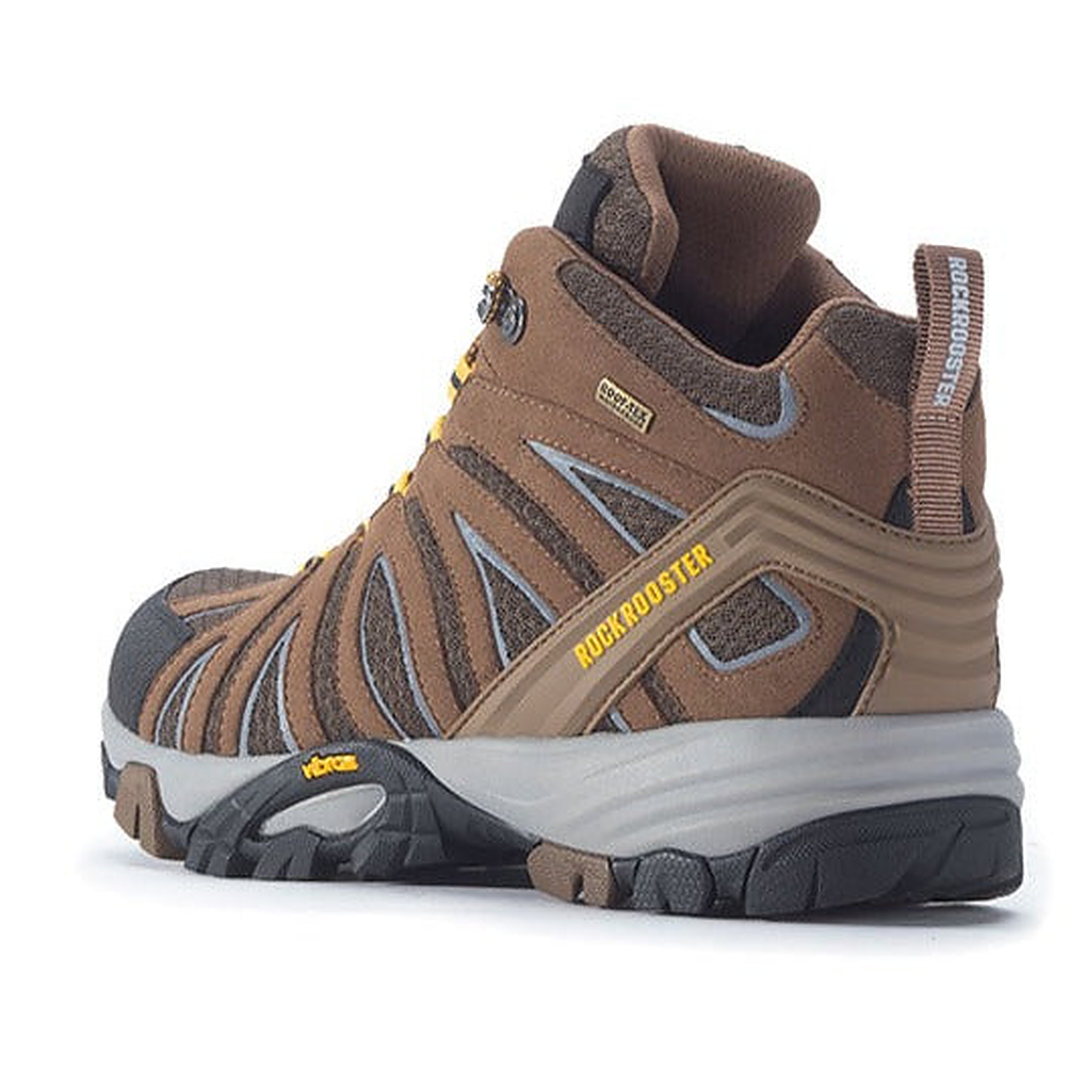 ROCKROOSTER Bedrock Brown 6 Inch Waterproof Hiking Boots with VIBRAM® Outsole OT21062 (3)