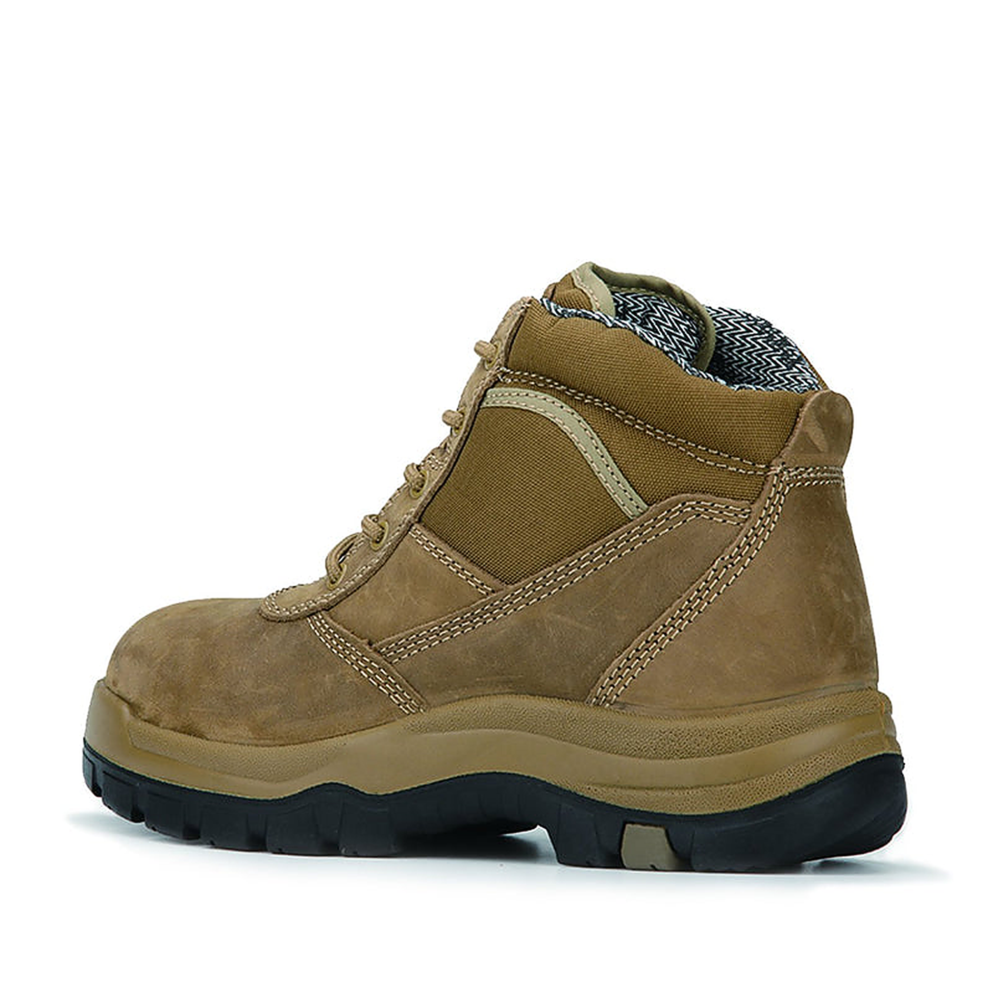 ROCKROOSTER Cortez Brown 6 Inch Steel Toe Leather Work Boots AK250 (2)