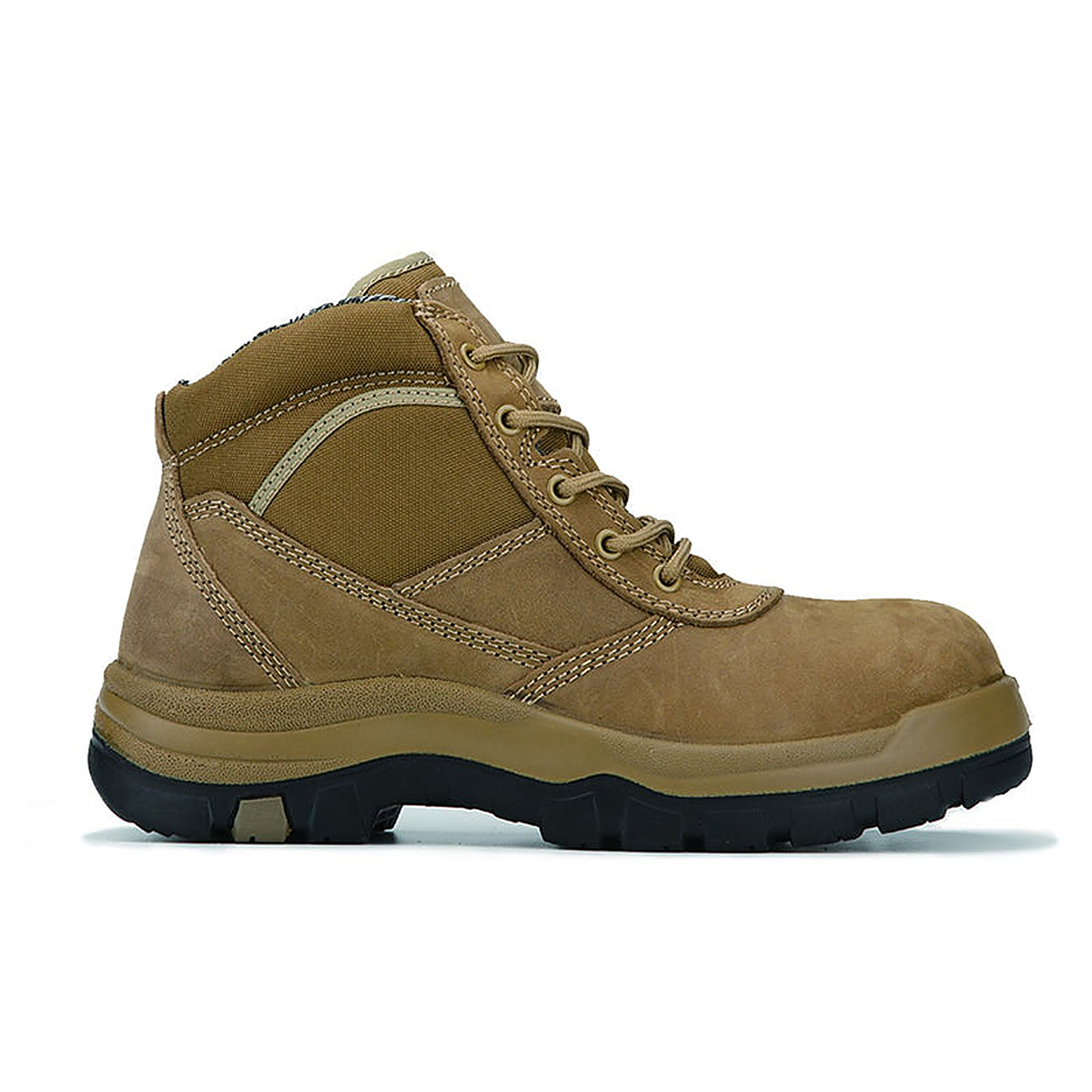 ROCKROOSTER Cortez Brown 6 Inch Steel Toe Leather Work Boots AK250 (3)