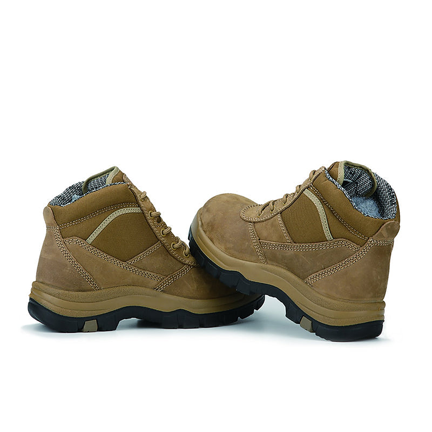 ROCKROOSTER Cortez Brown 6 Inch Steel Toe Leather Work Boots AK250 (4)