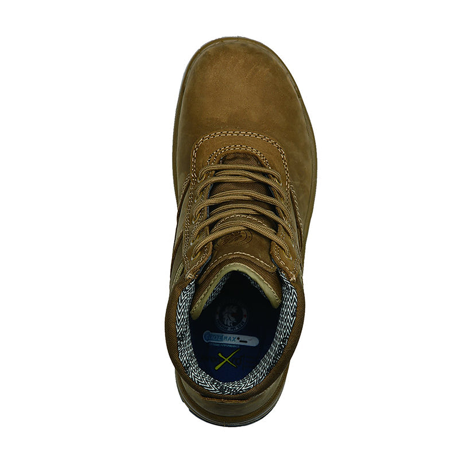 ROCKROOSTER Cortez Brown 6 Inch Steel Toe Leather Work Boots AK250 (5)