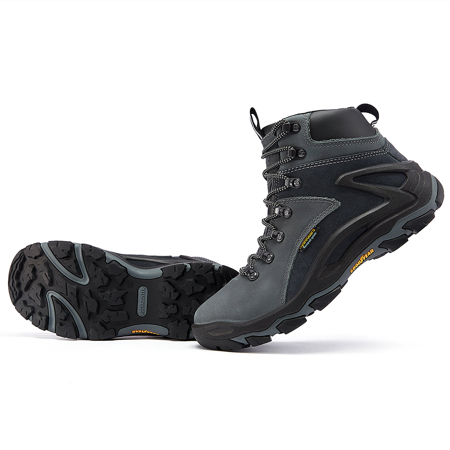 ROCKROOSTER Farland Gray 6 inch Waterproof hiking boots KS258 (6)