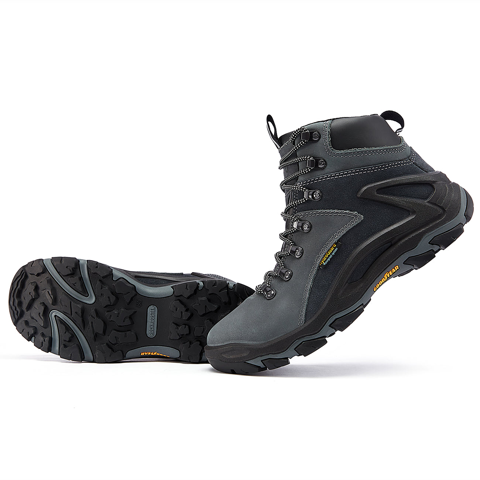 ROCKROOSTER Farland Gray 6 inch Waterproof hiking boots KS258 (6)