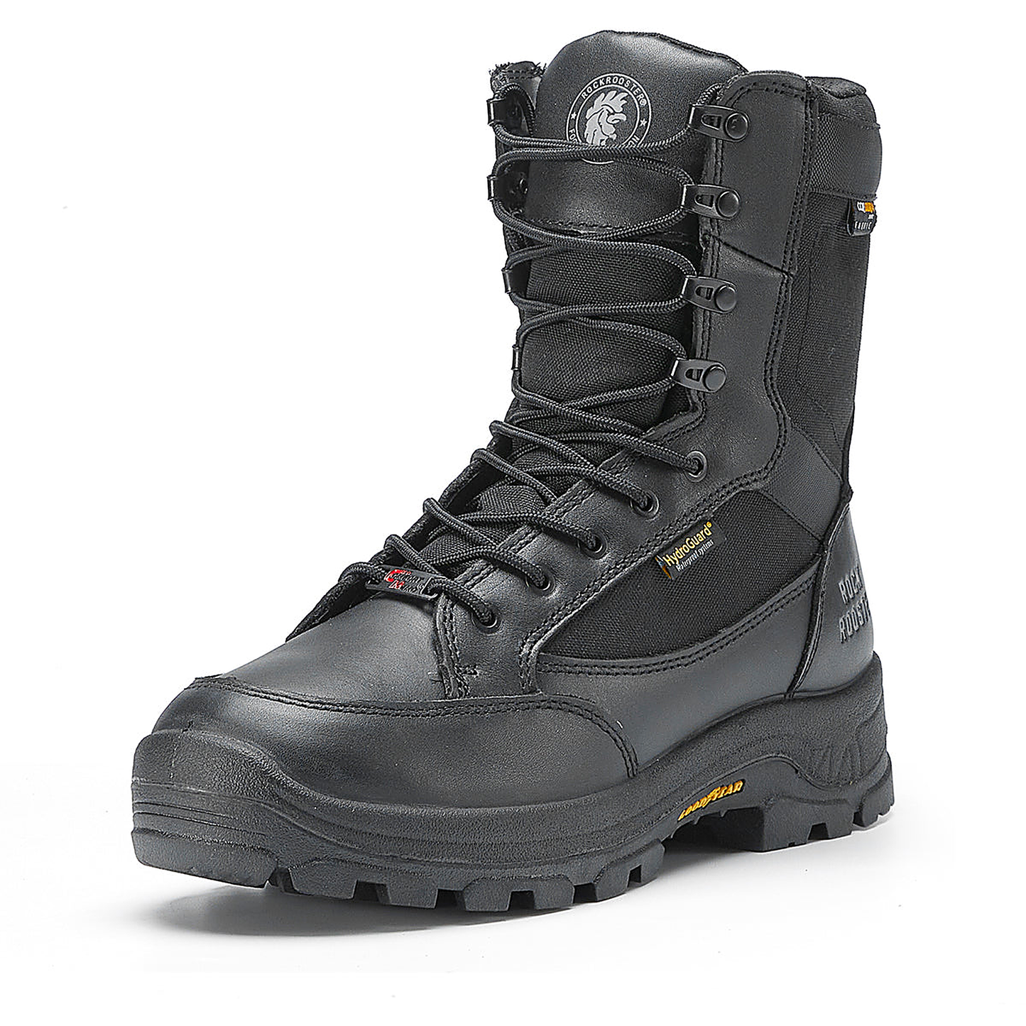 ROCKROOSTER M.G.D.B. 8 inch Black Soft Toe Waterproof Tactical and Law Enforcement Boots AB7013 (2)