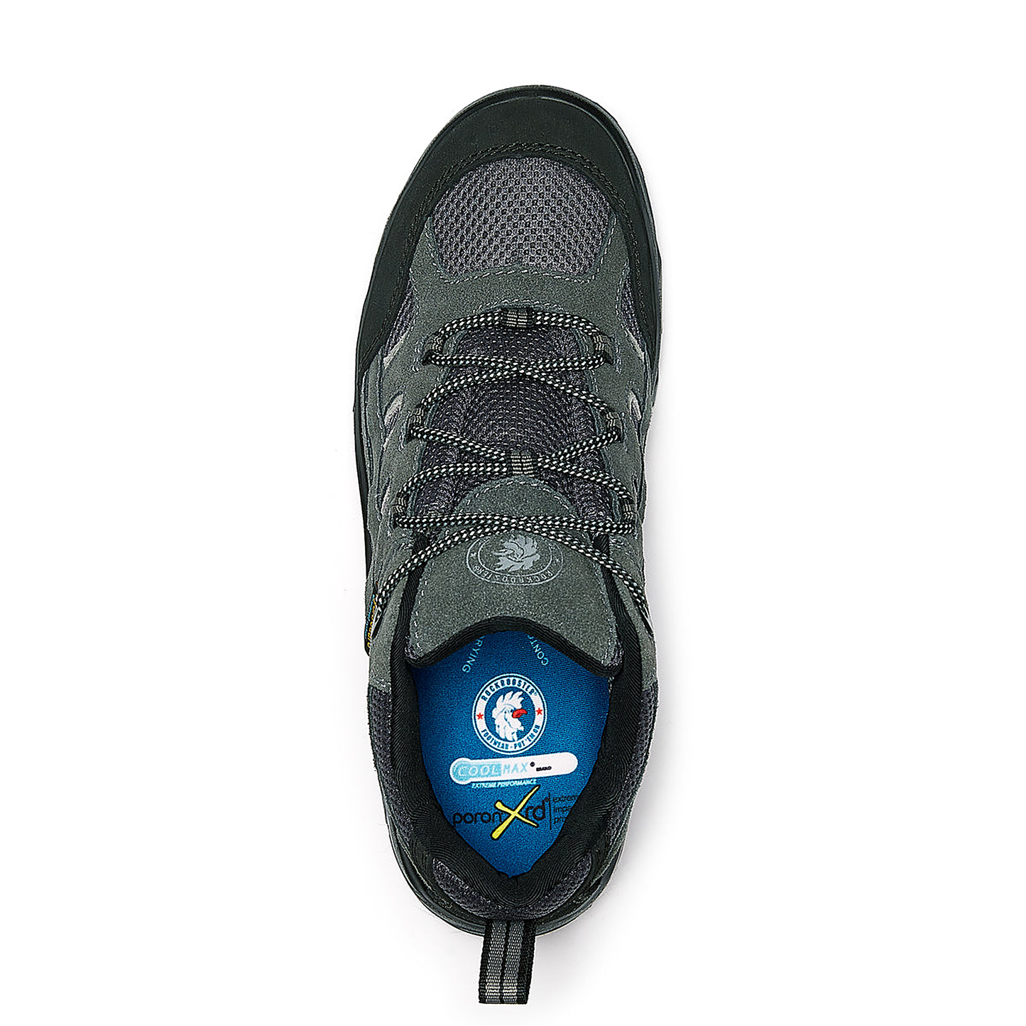 ROCKROOSTER Newland Gray 4 Inch Waterproof Hiking Shoes KS5514 (5)