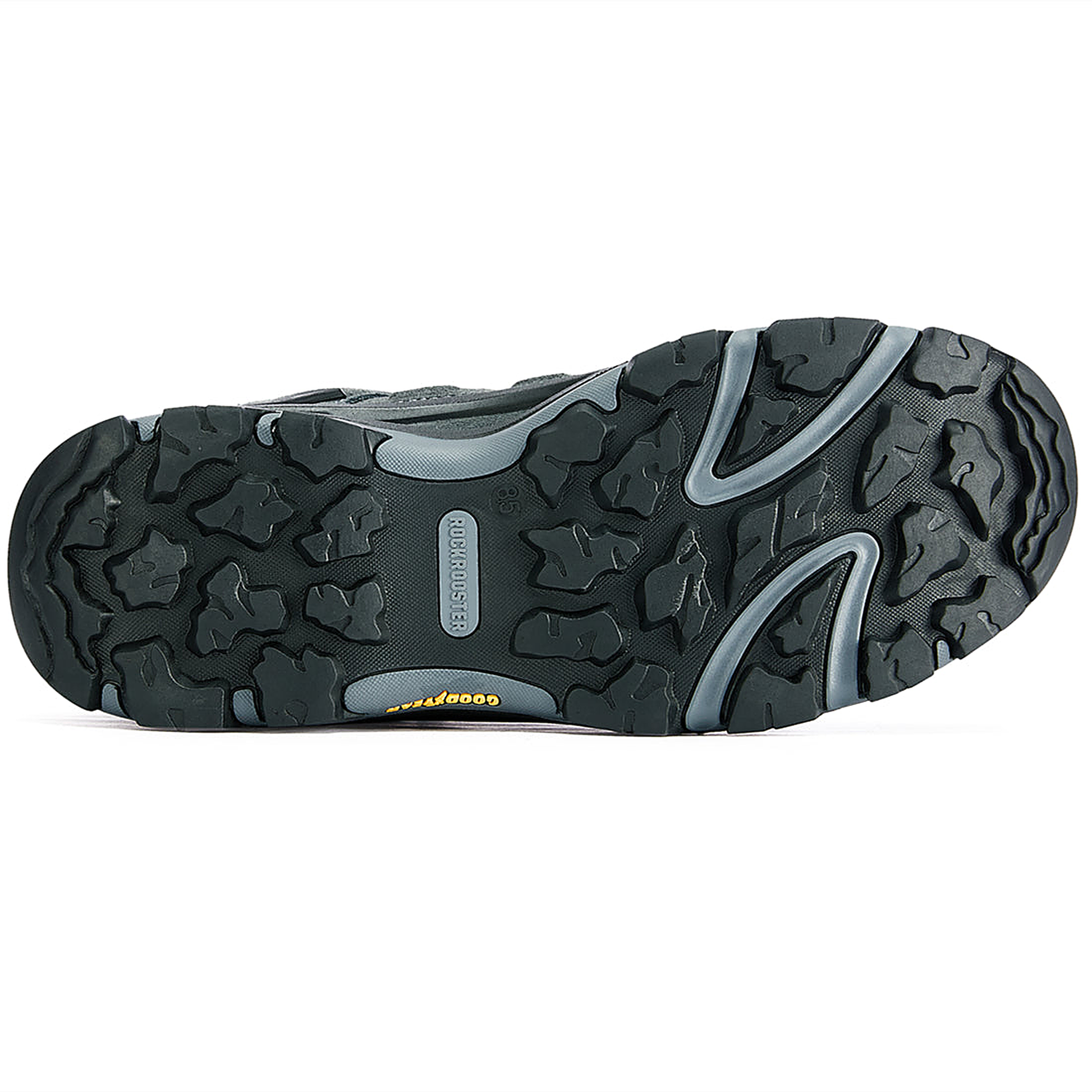 ROCKROOSTER Newland Gray 6 inch Waterproof Hiking Shoes KS5516 (6)