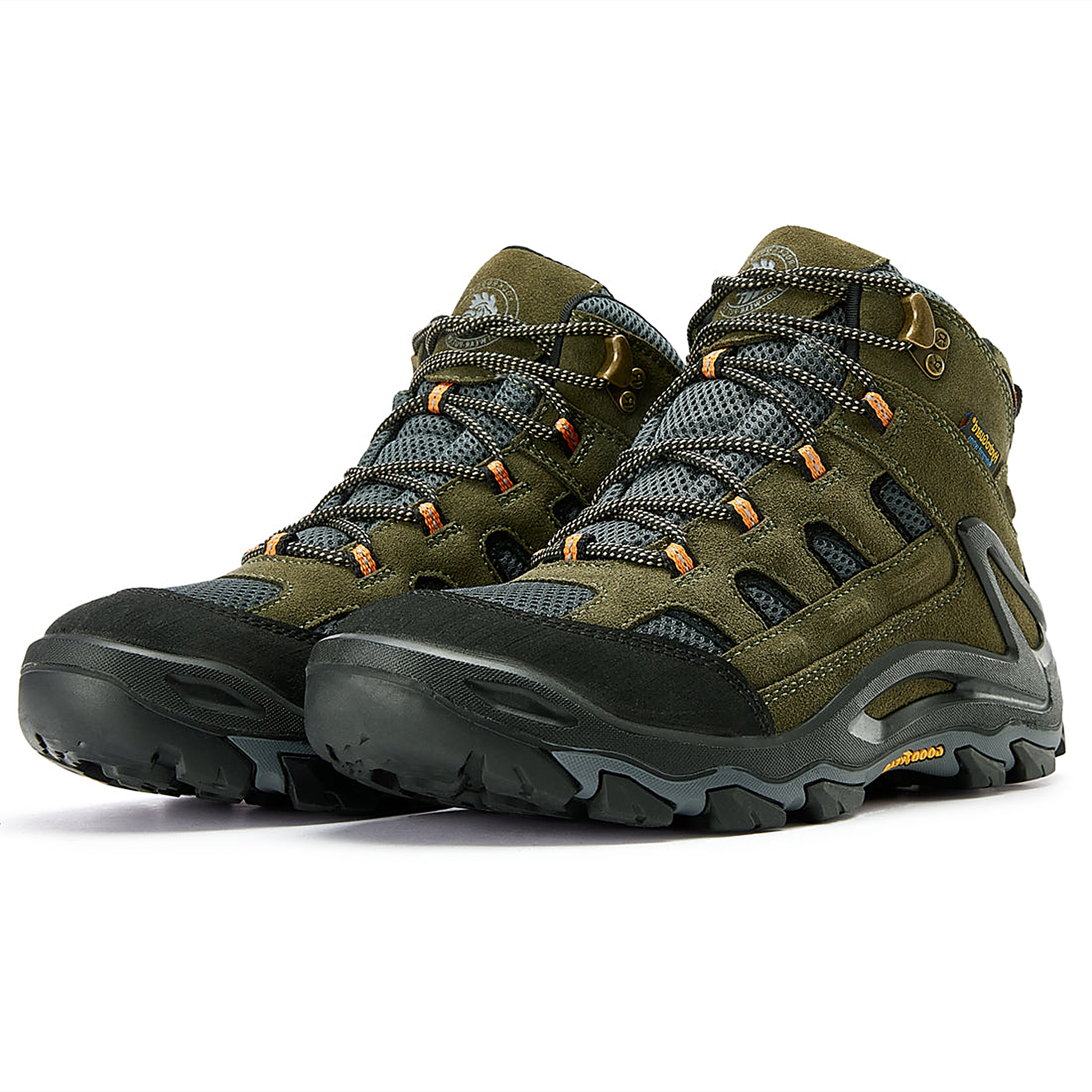 ROCKROOSTER Newland Green 6 inch Waterproof Hiking Shoes KS5536 (2)
