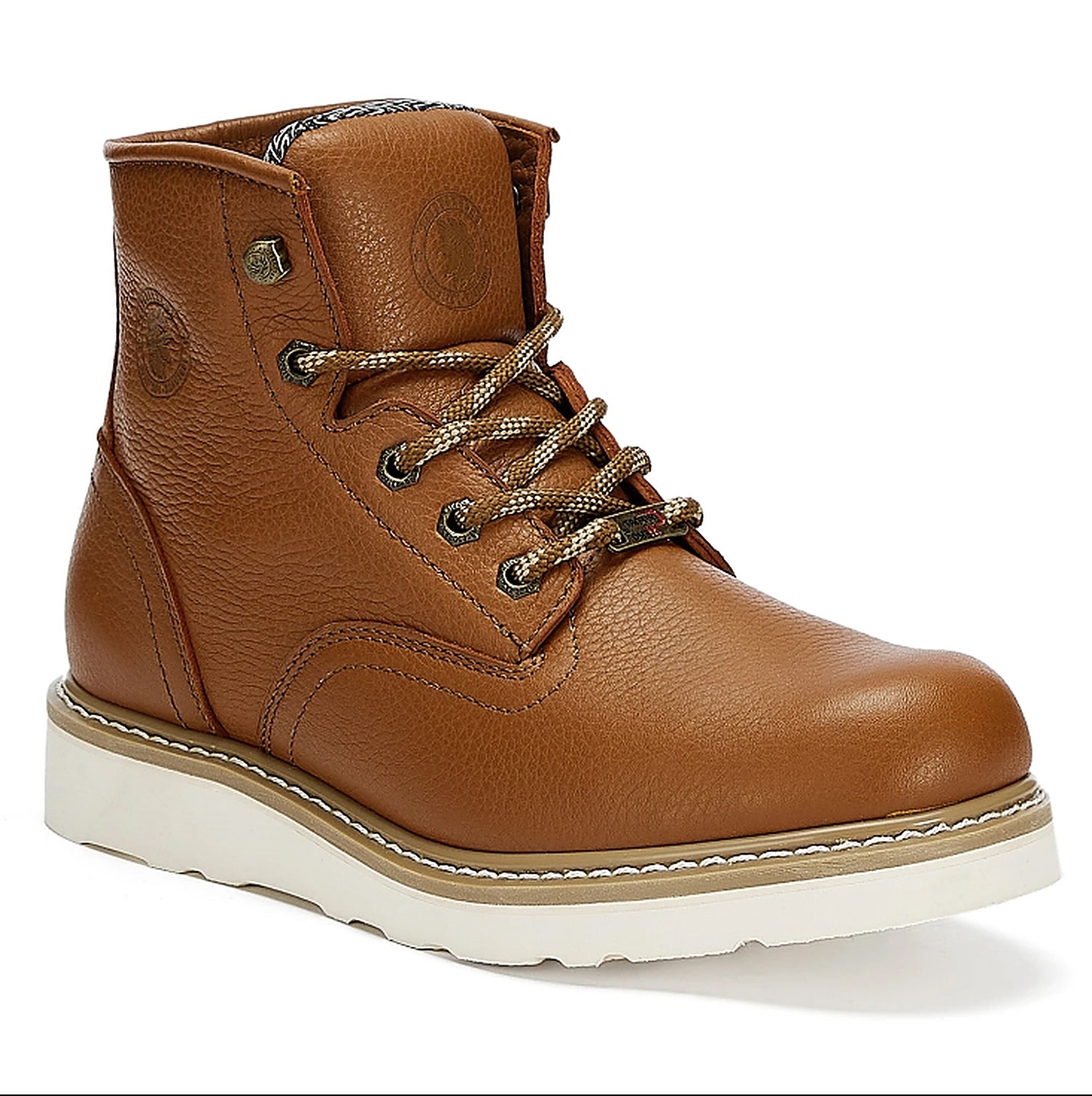 ROCKROOSTER Roberta Men's Wedge Work Boots, Safety Water Resistant Leather Boots, ASTM 2892 AP615 (9)