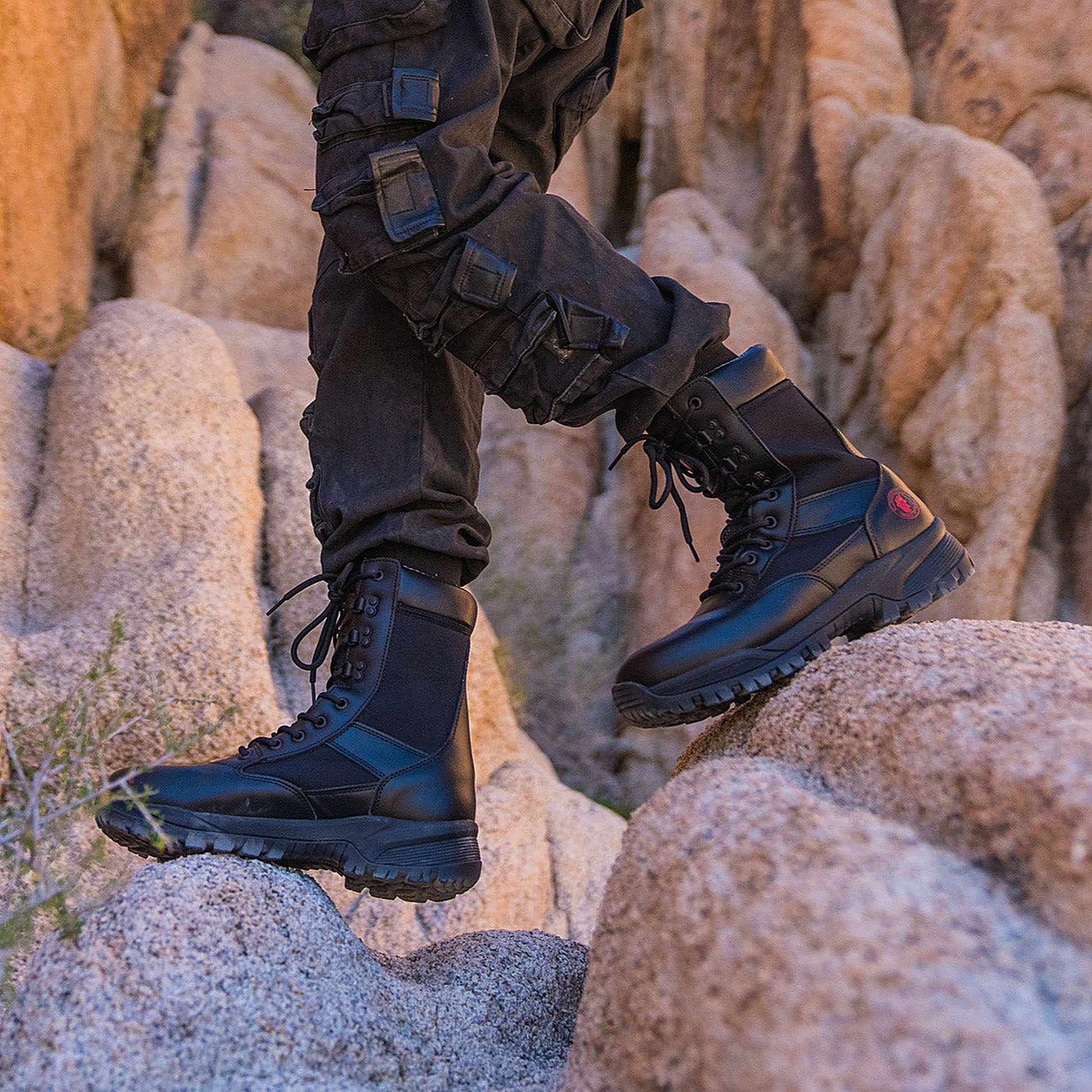 ROCKROOSTER Vega 8 inch Black Action leather Soft Toe Tactical and Law Enforcement Boots AB2663 (7)
