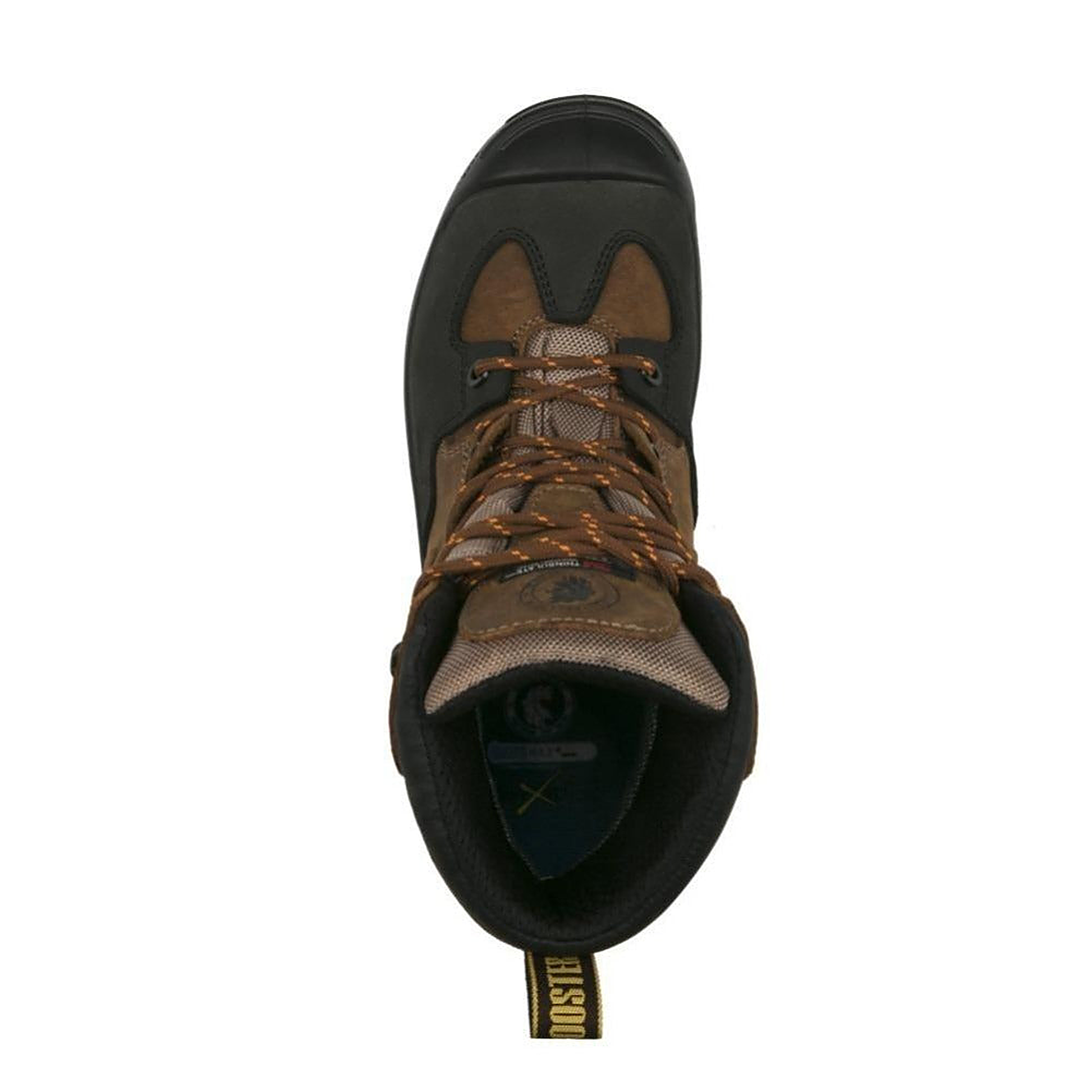 ROCKROOSTER Woodland Brown 6 inch Waterproof Safety Toe Leather Work Boots AK669 (6)