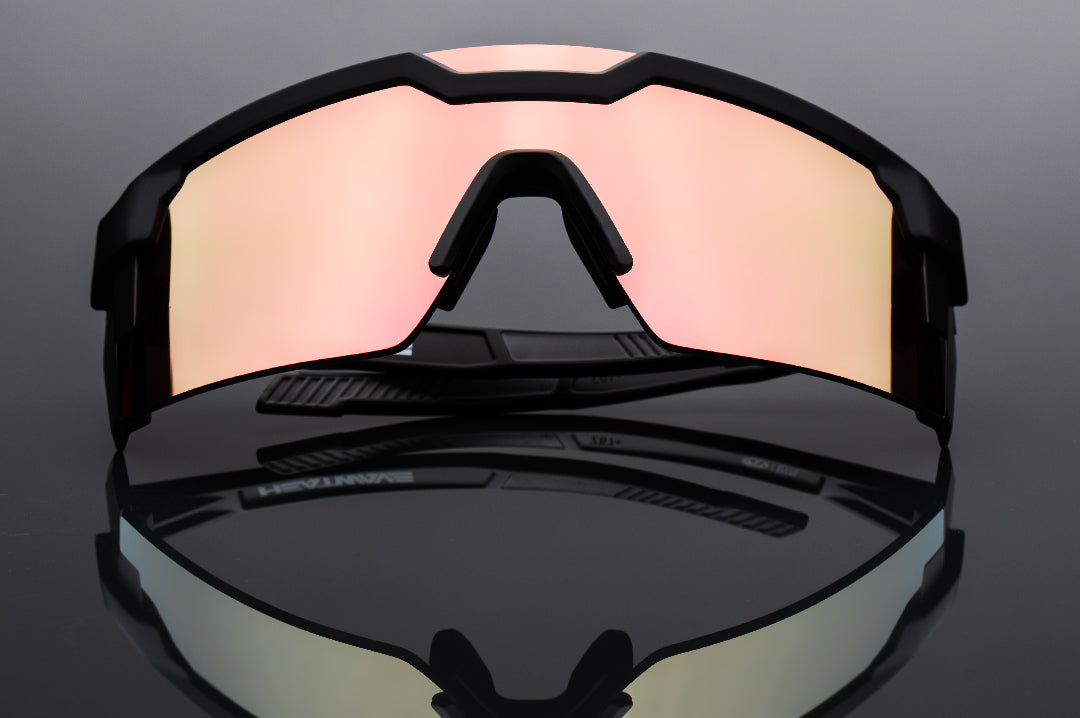 Heat Wave Visual Future Tech Black Frame Rose Gold sunglasses view 3