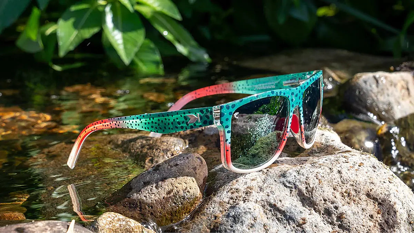 Rainbow Trout Torrey Pines Sport - Knockaround Sunglasses - detail view
