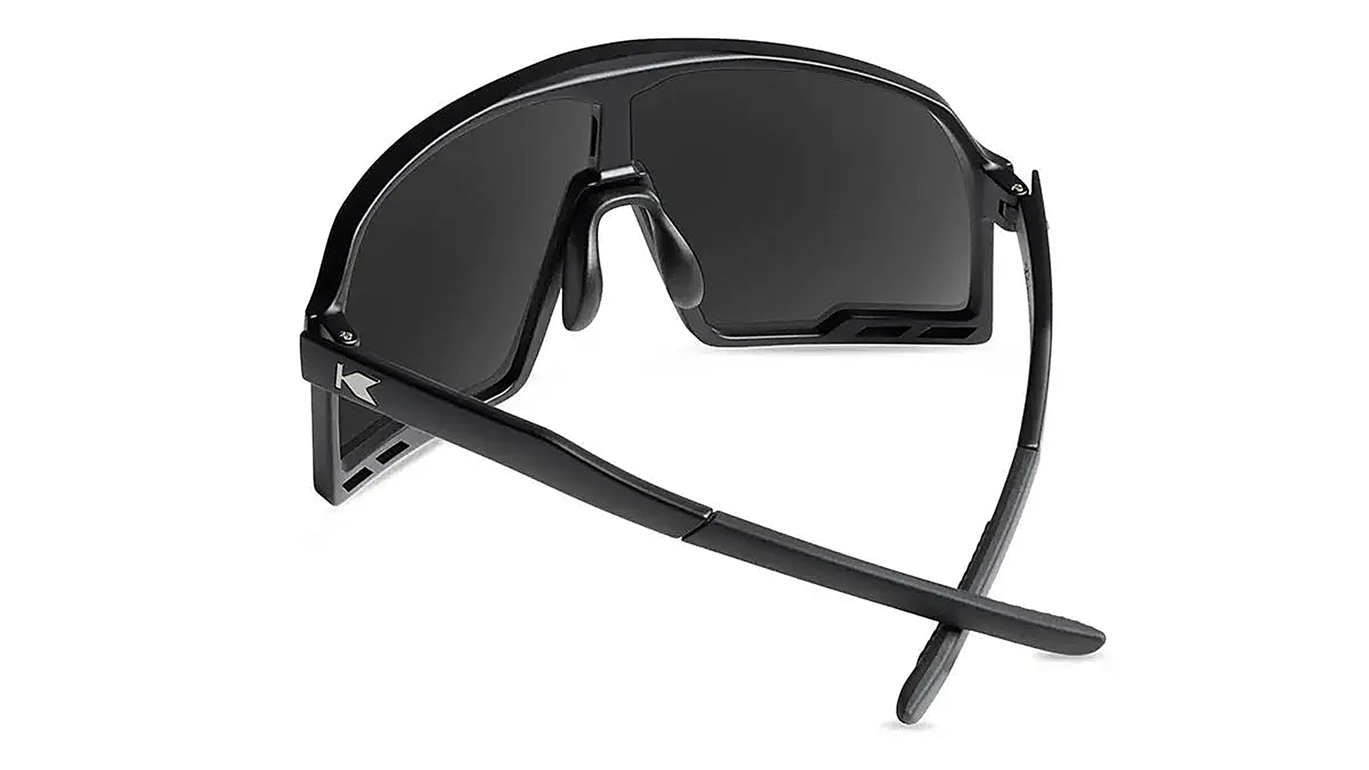 Rainbow on Black Campeones - Knockaround Sunglasses - side view