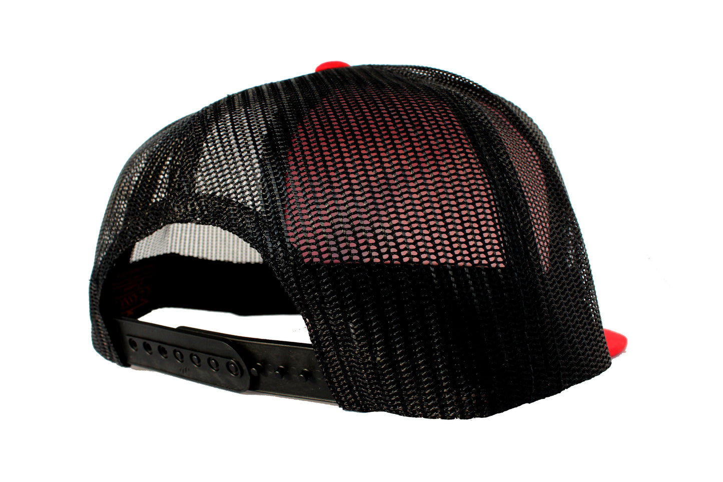 Stache Salt Original Salty Snapback Hat in Red — back view