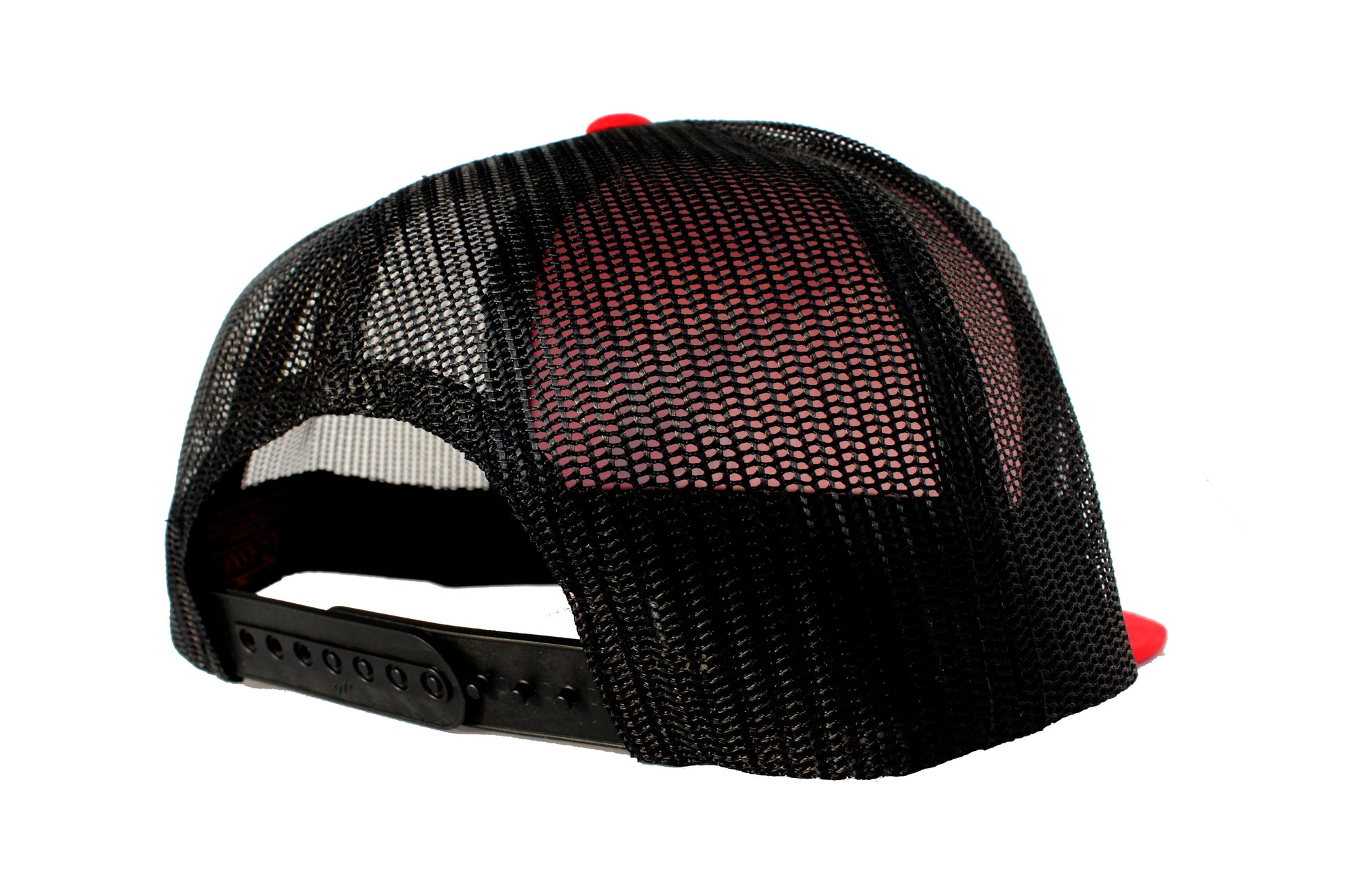 Stache Salt Original Salty Snapback Hat in Red — back view