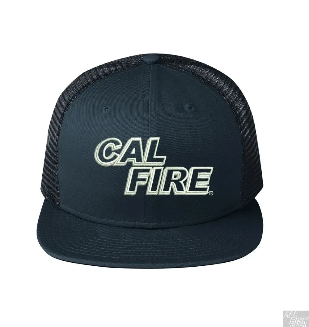 New Era 403 Snapback Hat - CAL FIRE White Text ALL RISK UniformsCAL FIRE Hats  ALL RISK Uniforms