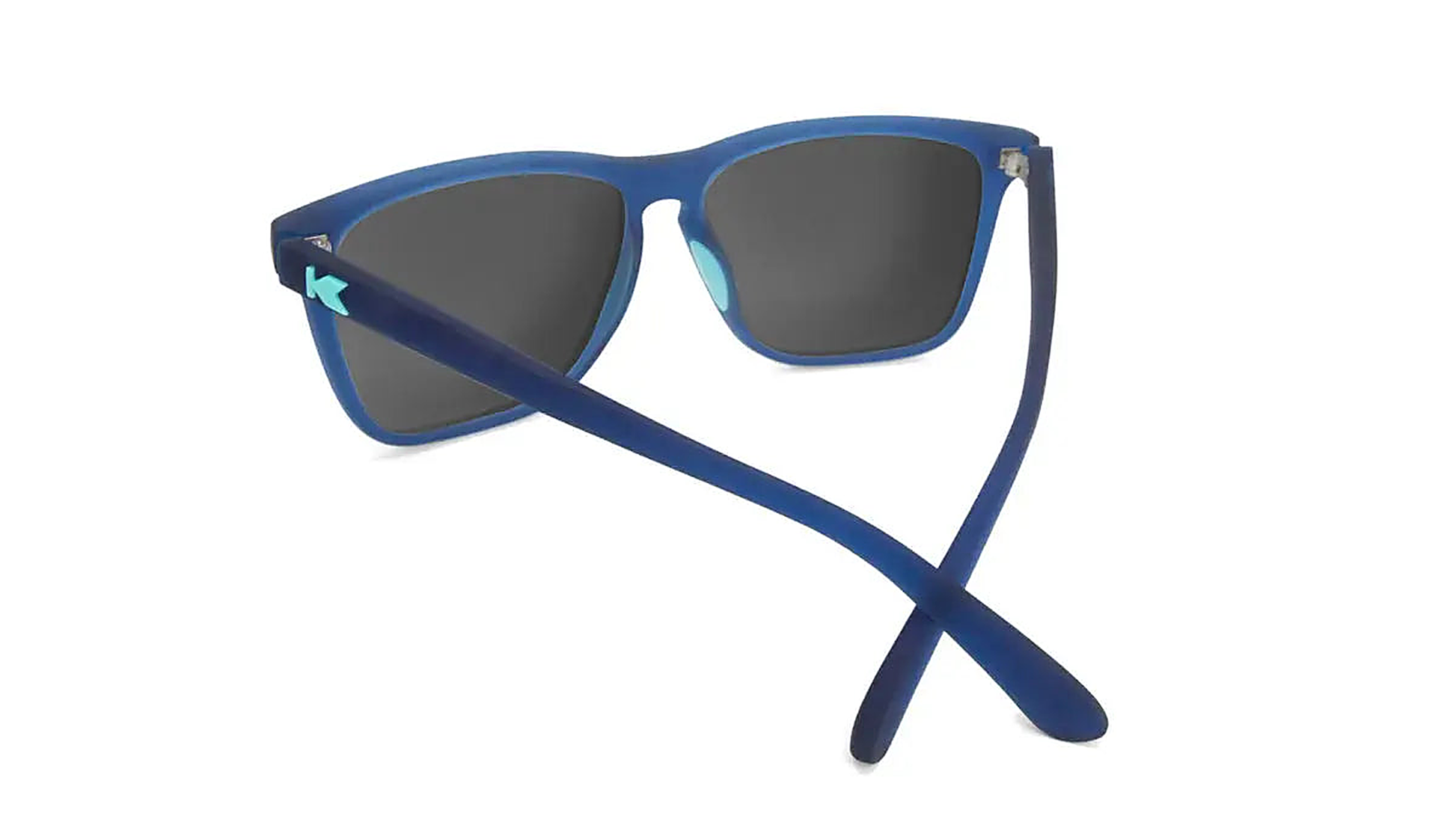 Rubberized Navy / Mint Fast Lanes Sport - Knockaround Sunglasses - side view