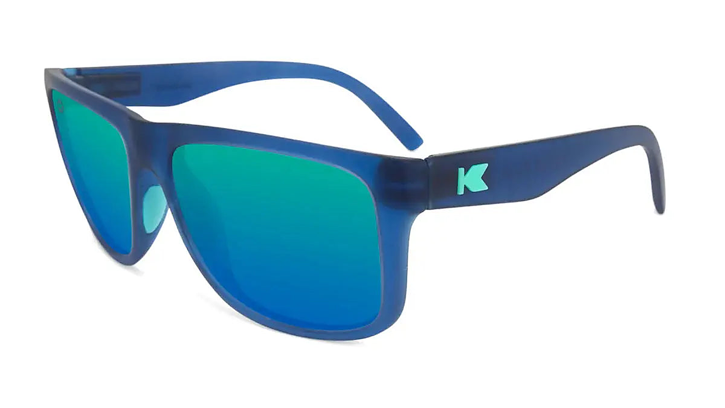 Rubberized Navy / Mint Torrey Pines Sport - Knockaround Sunglasses