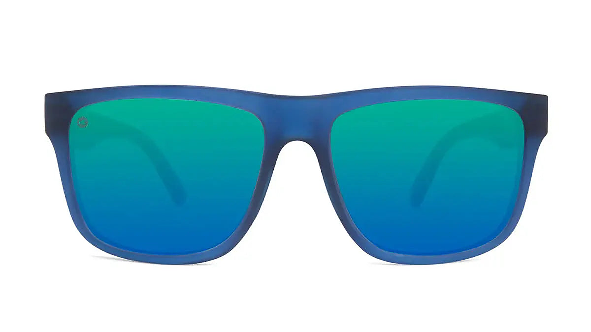 Rubberized Navy / Mint Torrey Pines Sport - Knockaround Sunglasses - detail view
