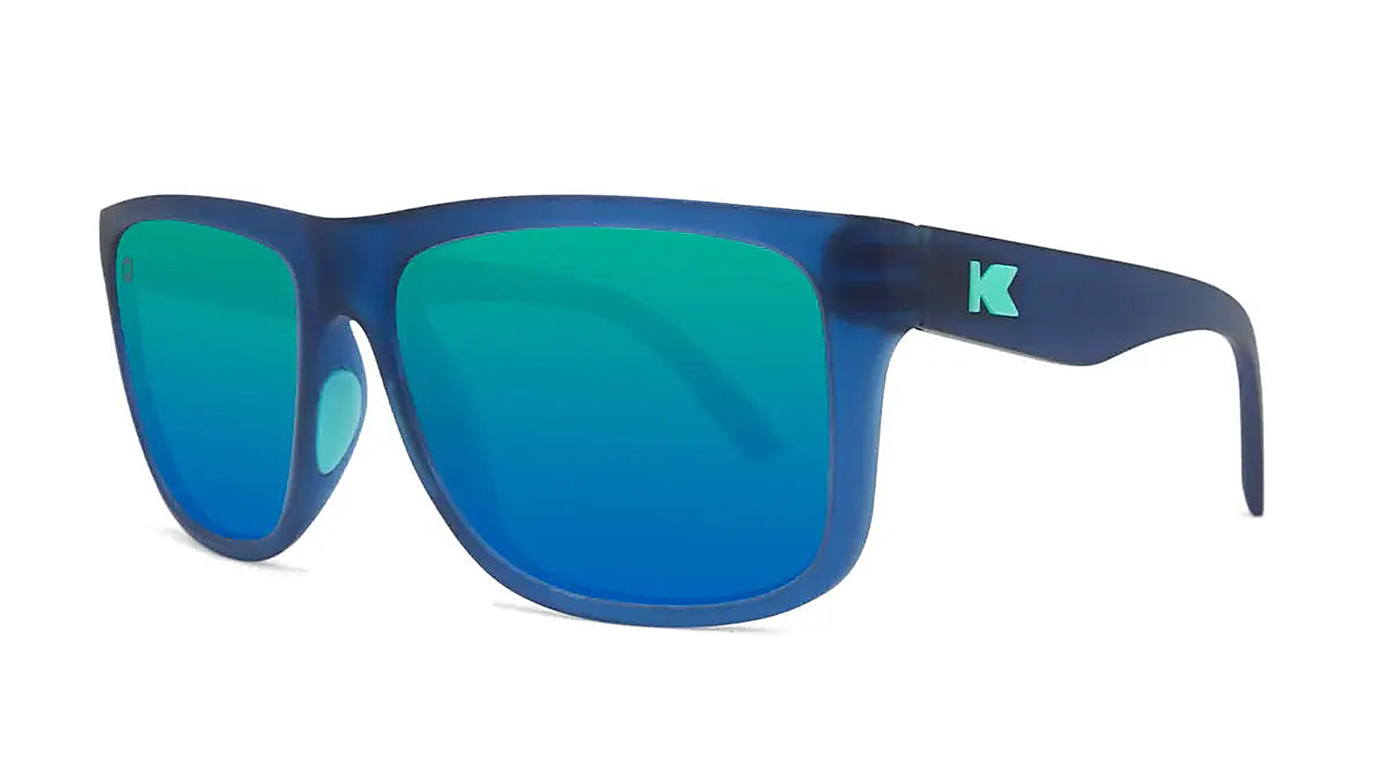 Rubberized Navy / Mint Torrey Pines Sport - Knockaround Sunglasses - alternate view