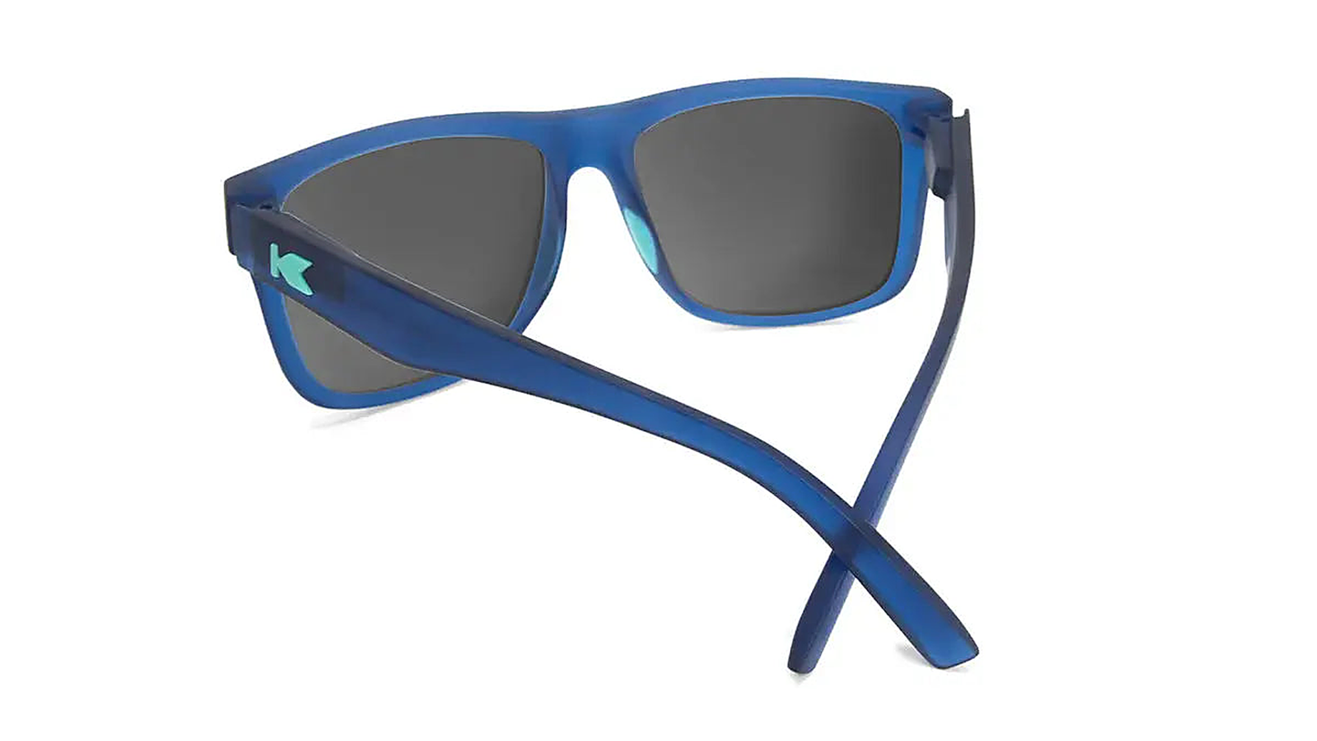 Rubberized Navy / Mint Torrey Pines Sport - Knockaround Sunglasses - back view