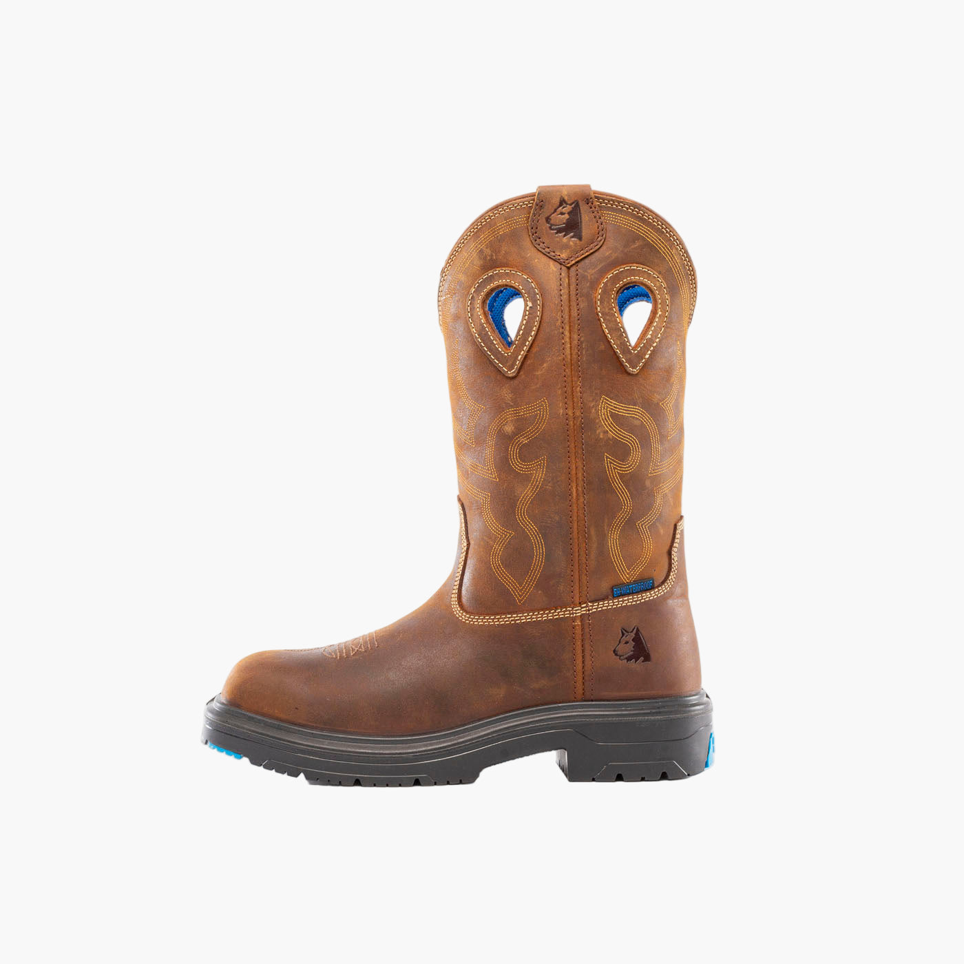 Steel Blue - Blue Heeler Men's Steel Toe Electrical Hazard Waterproof Pull-On