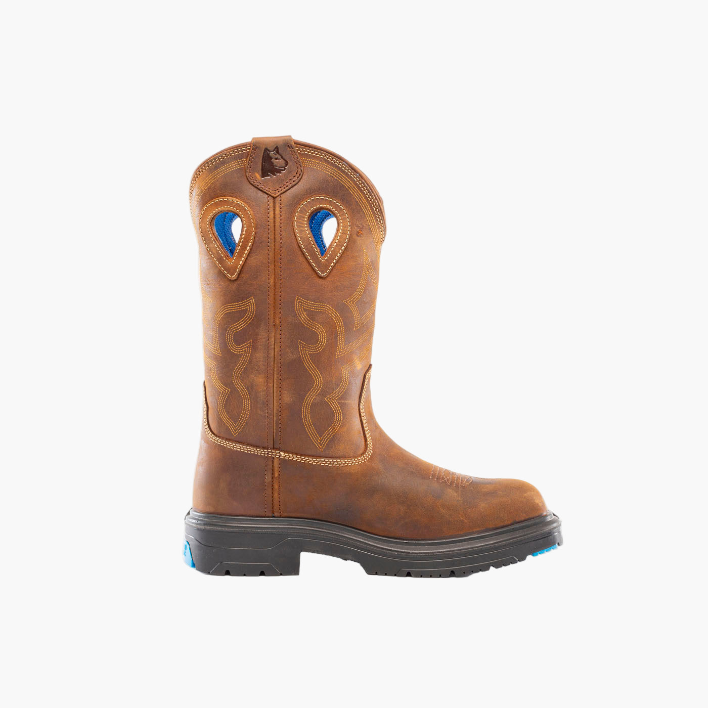 Steel Blue - Blue Heeler Men's Steel Toe Electrical Hazard Waterproof Pull-On