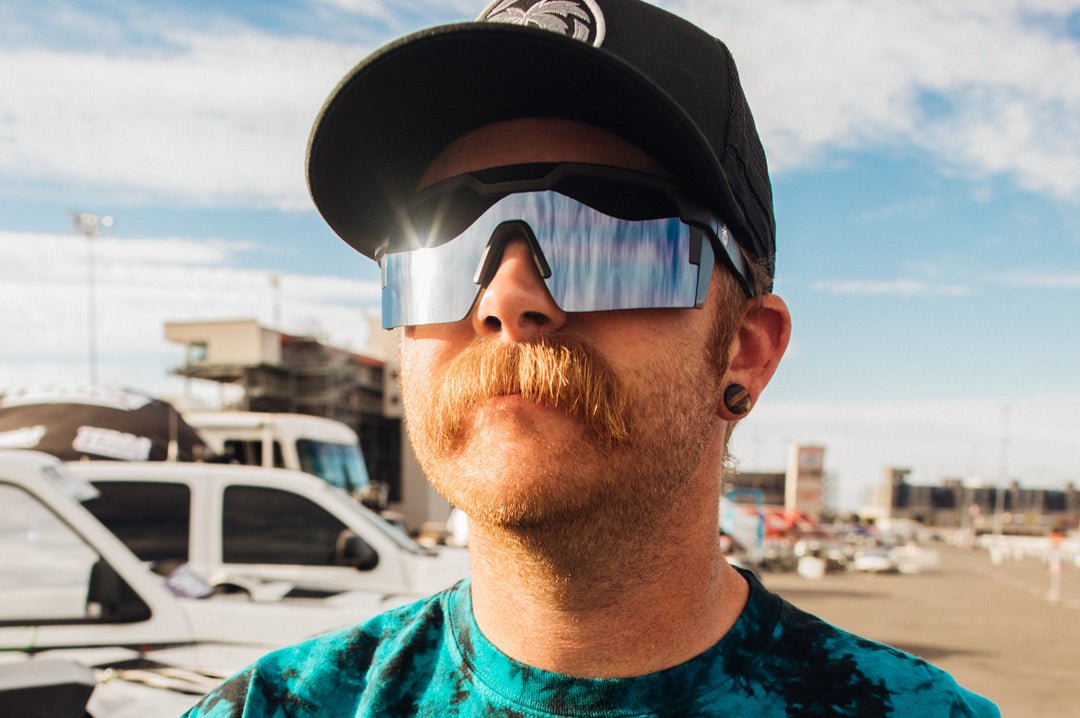 Heat Wave Visual Future Tech Silver sunglasses view 7