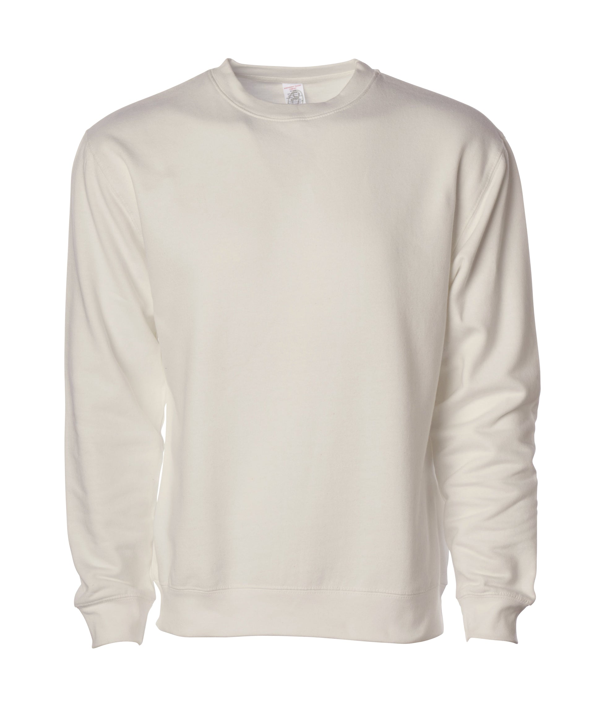 Independent Trading Company 8.5oz. Midweight Crew in IVORY, crewneck