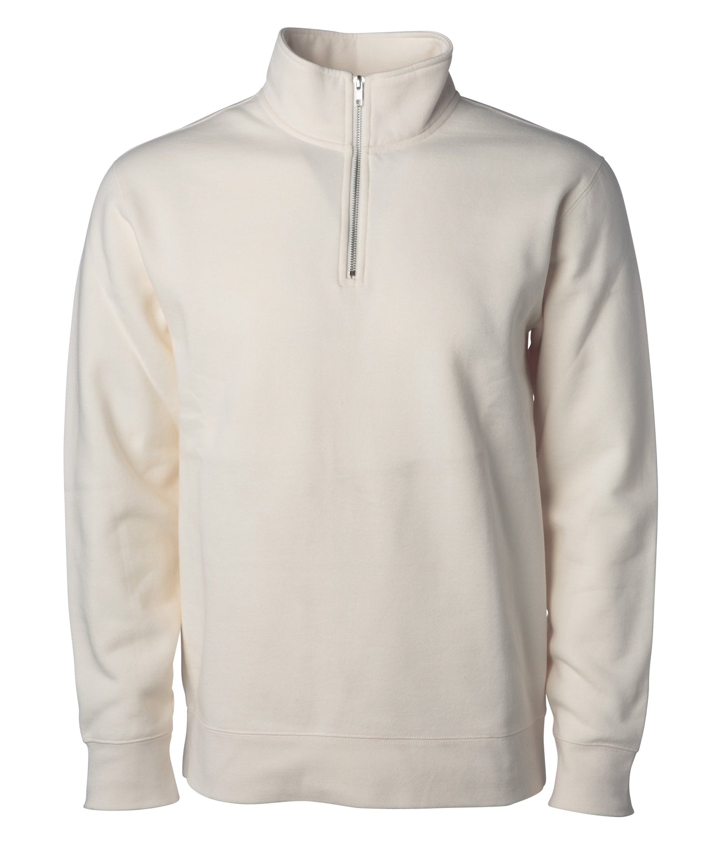 Independent Trading Company 8.5oz. Midweight Quarter Zip in Ivory