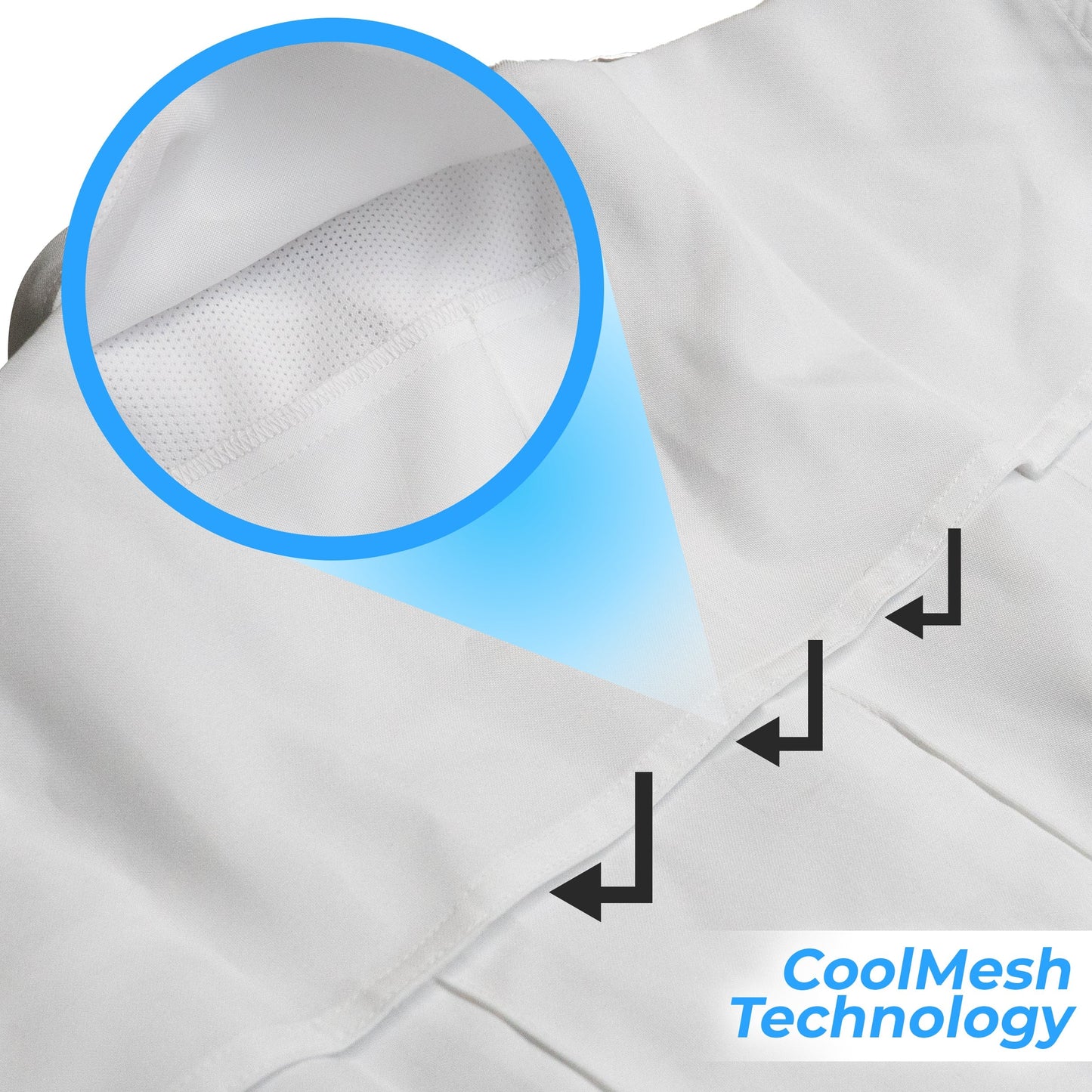 CoolMesh Performance Uniform Shirts - Short Sleeve