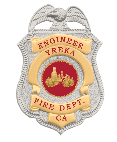 Yreka Engineer Badge