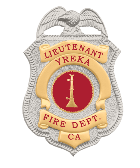 Yreka Lieutenant Badge