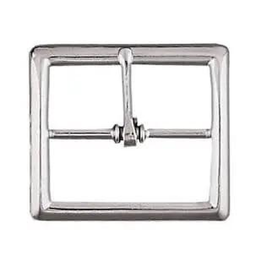 Silver Garrison Belt Buckle
