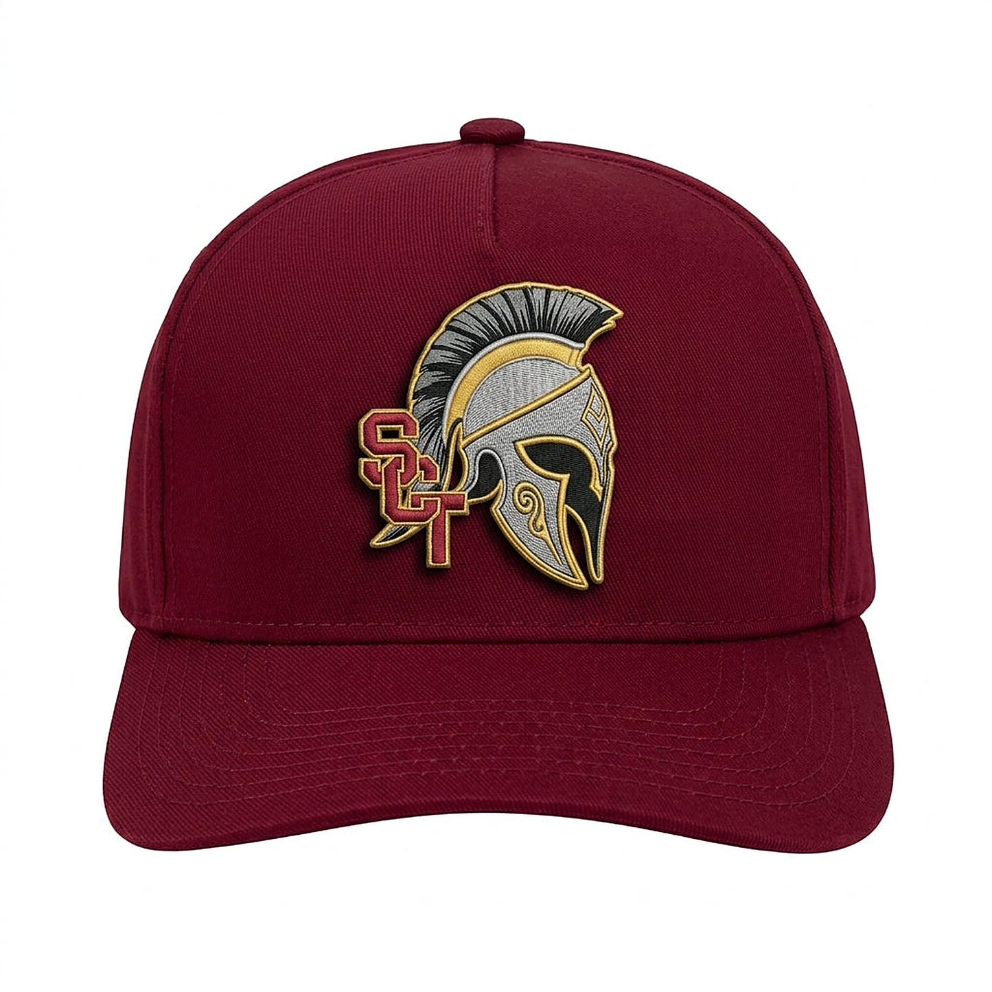 Siskiyou Trojans snapback-5panel-pro Crimson back
