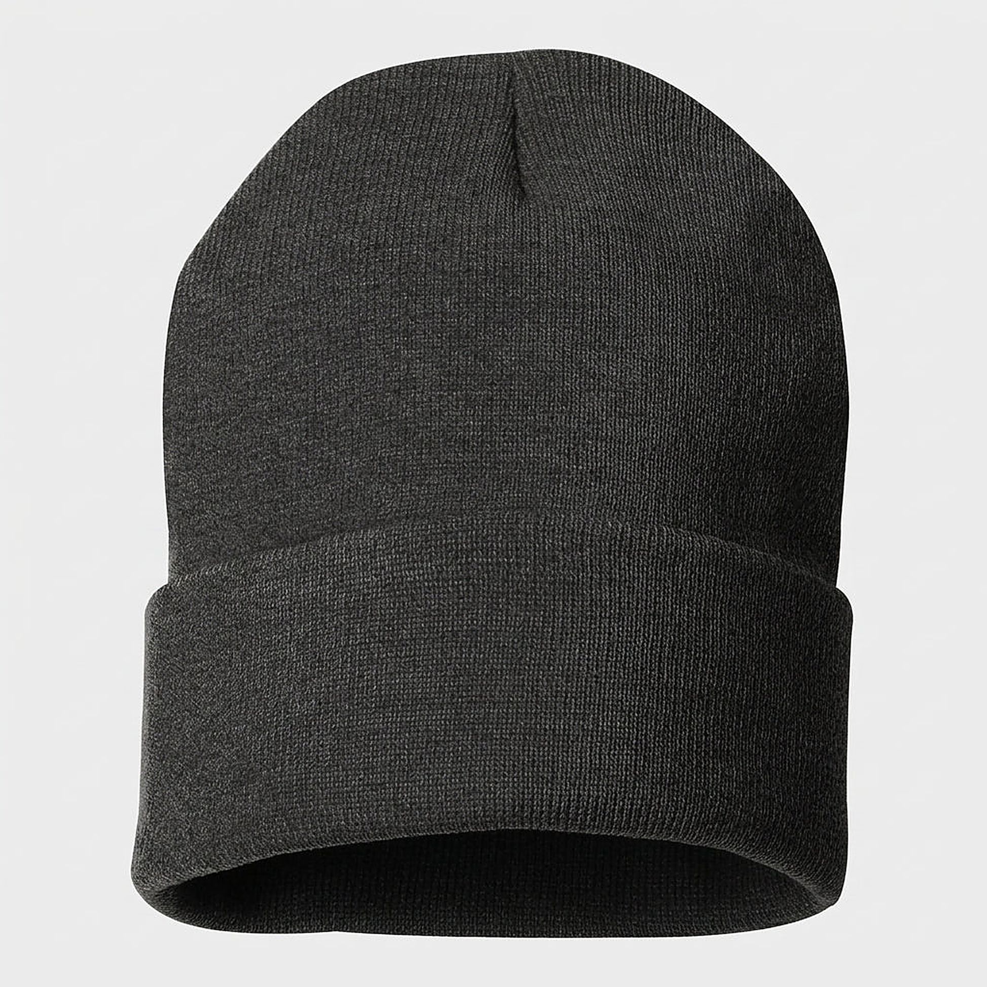 Siskiyou Trojans SCT crest on Dark Gray long-beanie (back view)