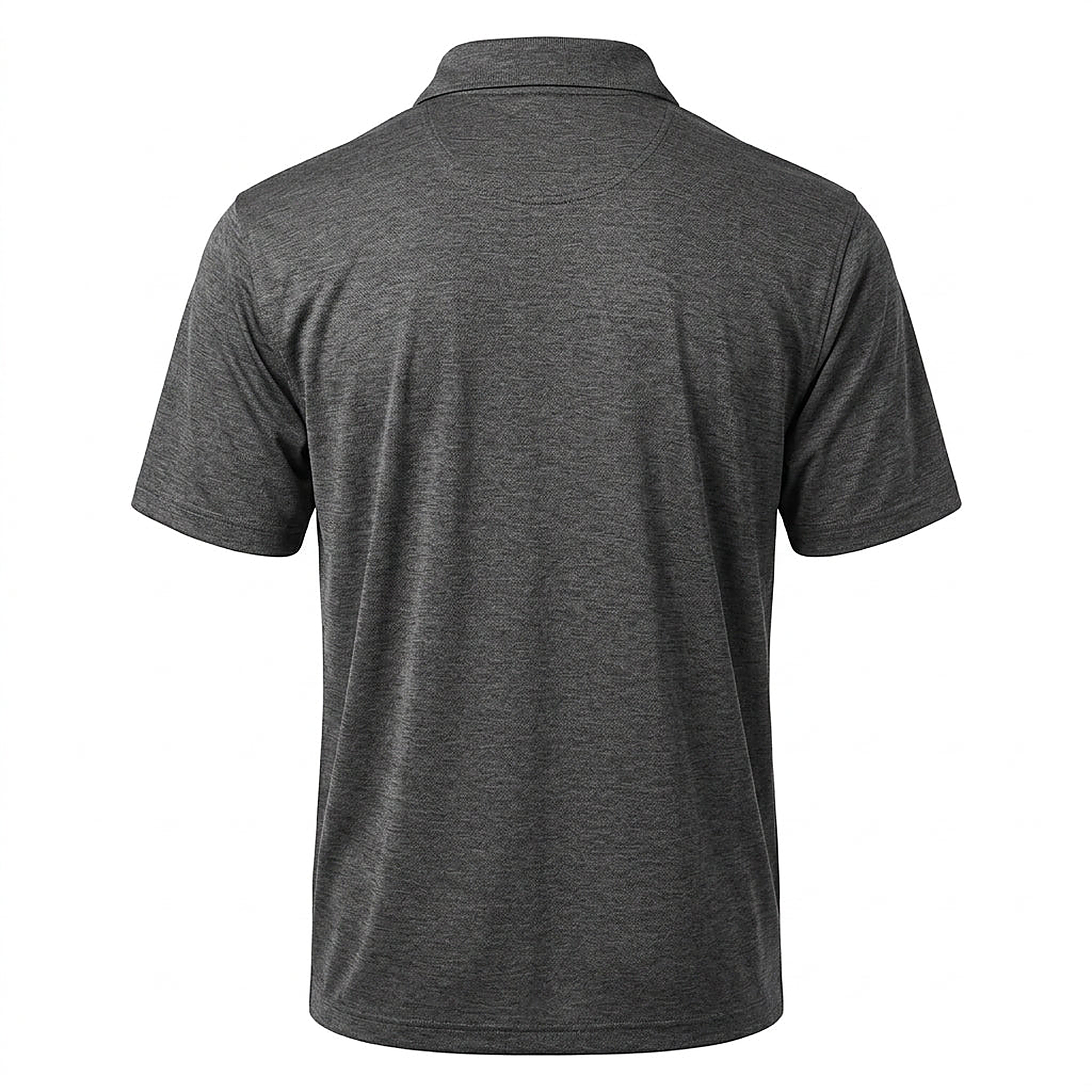 Siskiyou Trojans siskiyou trojans mens performance sport shirt Dark Gray back