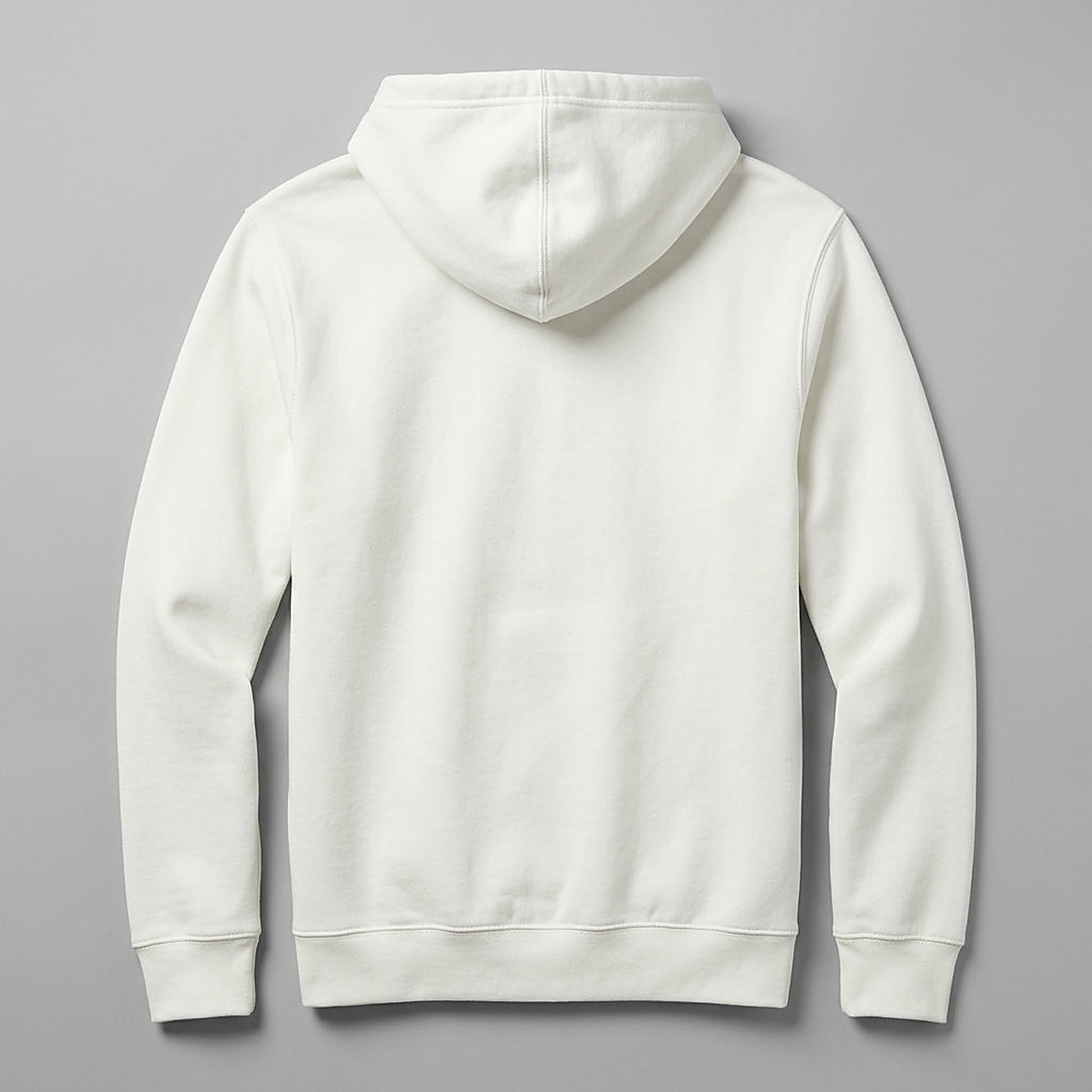 Siskiyou Trojans SCT crest on White hoodie (back view)